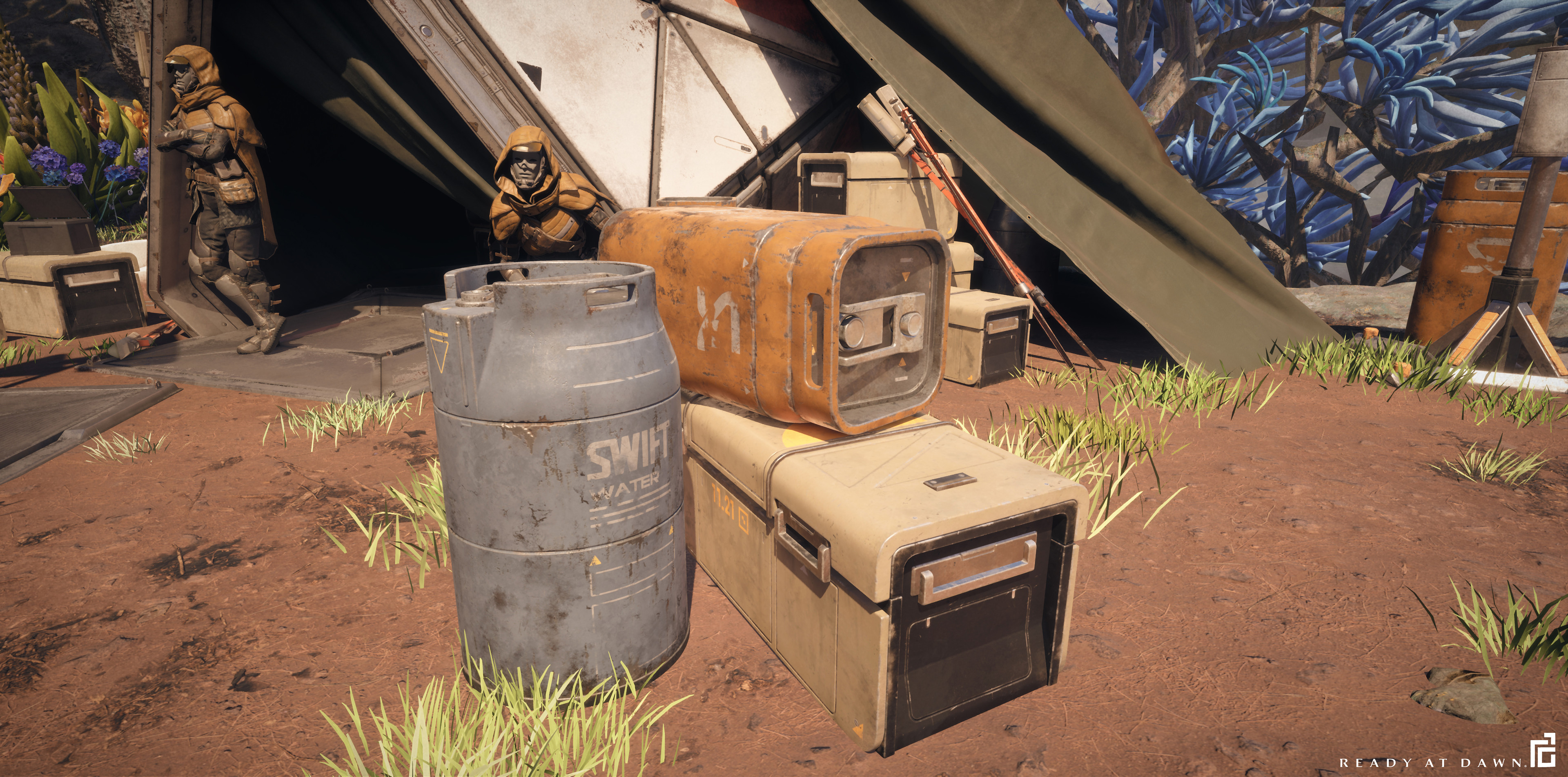 Responsible for Model, Sculpt and bakes of Crates, Solar Array, Square and round Barrels

Texture of the above assets by: Brandi (Parish) Andreason

Lighting by: Guillaume Deschamps-Michel