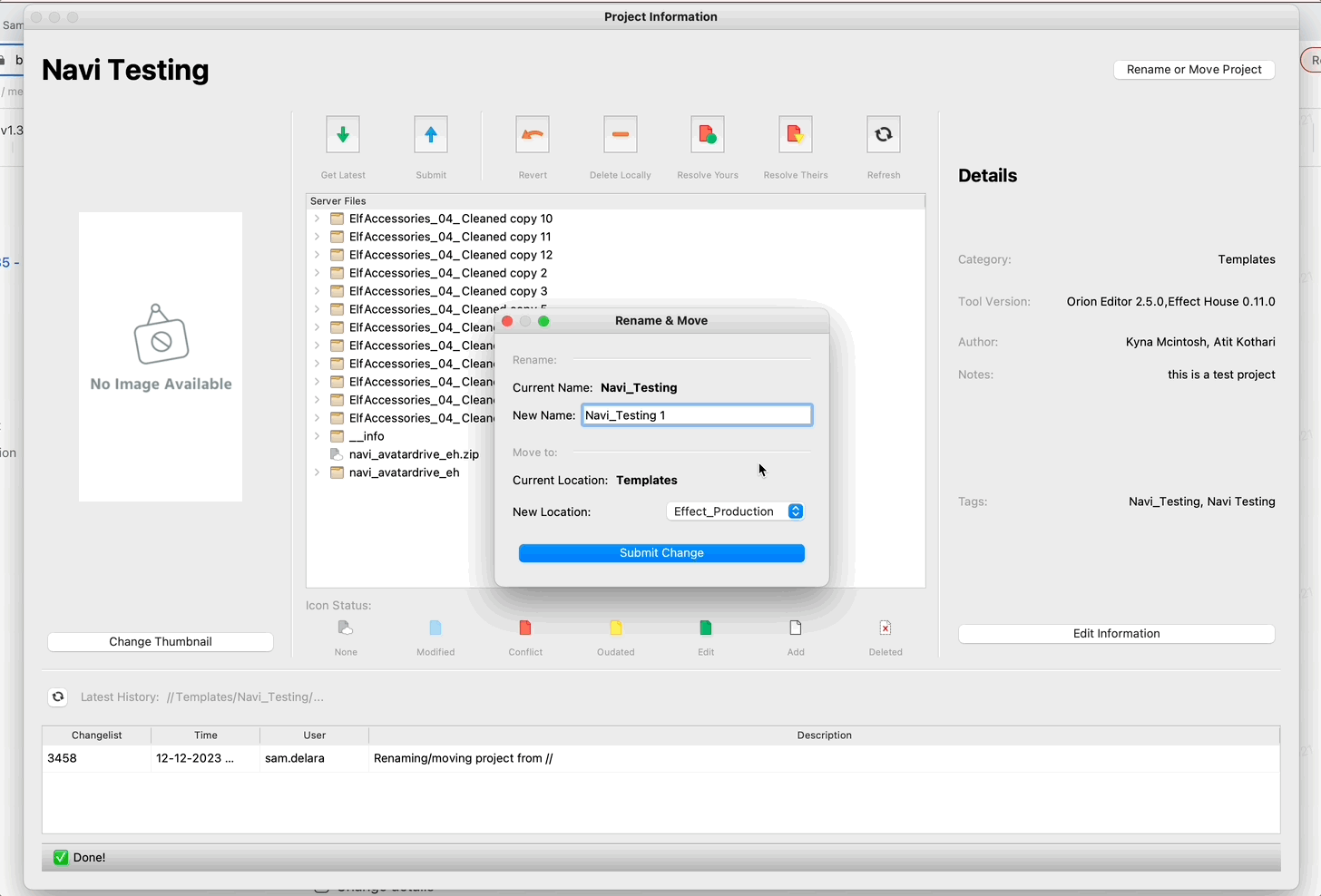 Rename and move files from different categories.
