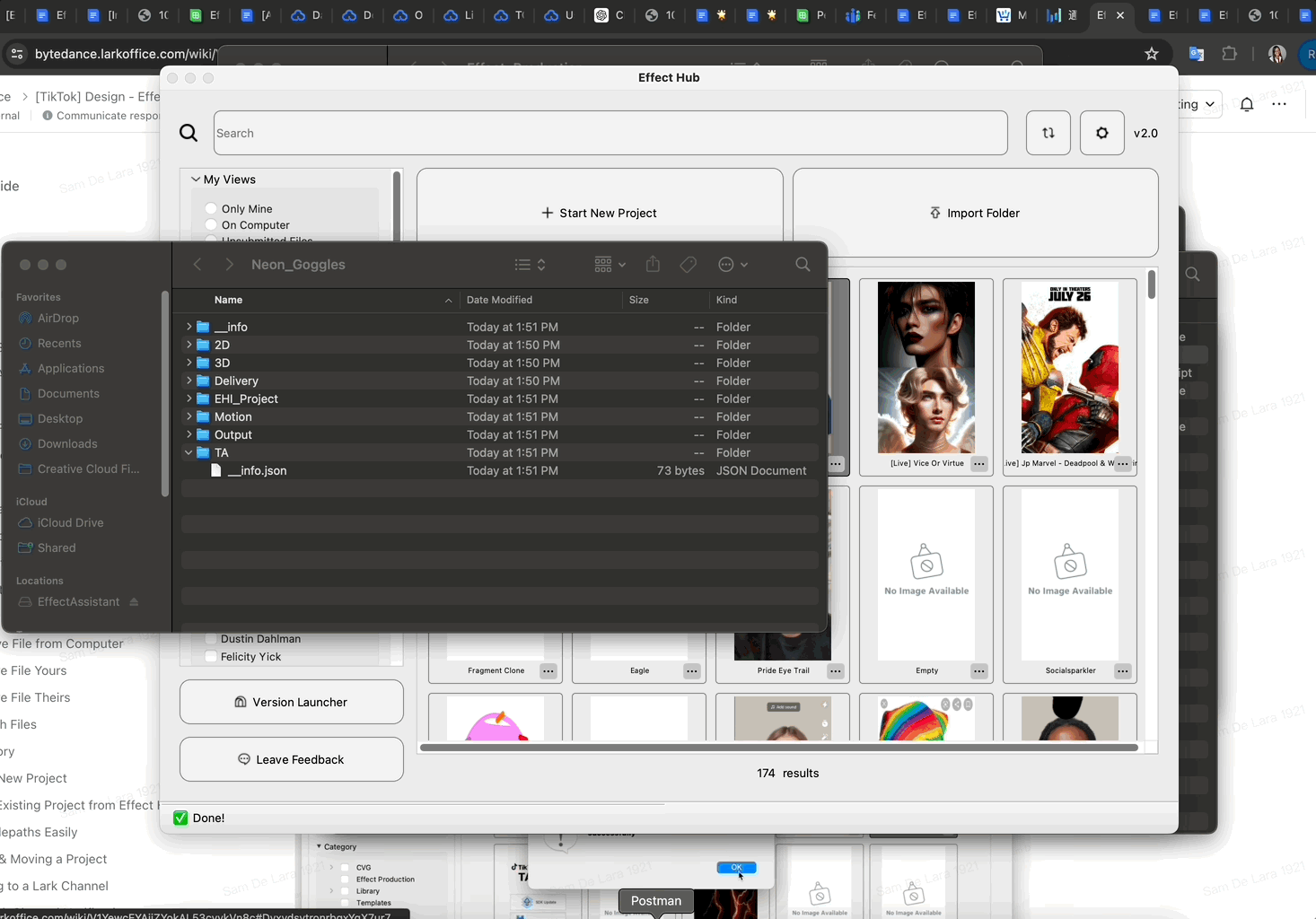 Upload new files to the server from the tool.