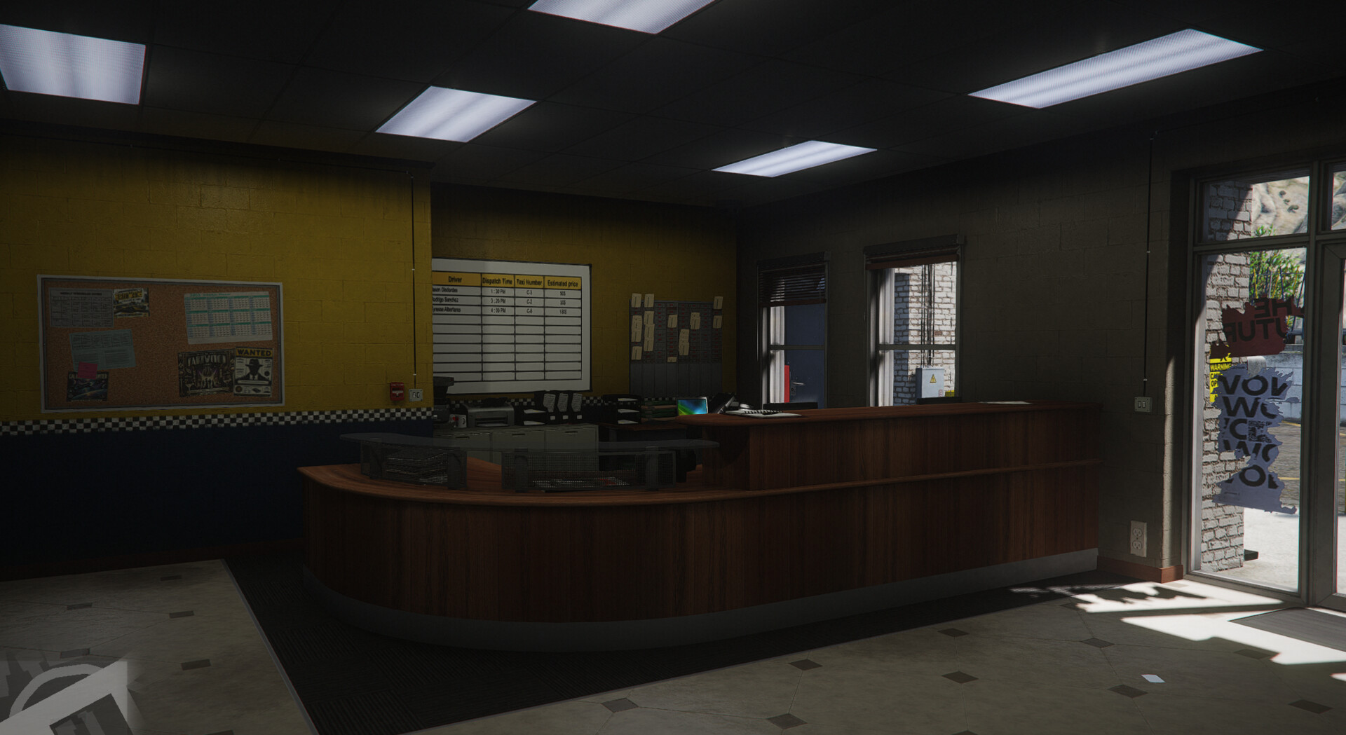 Taxi Building Interior - Grand Theft Auto V / FiveM