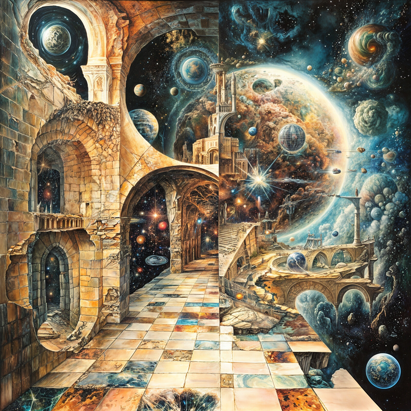 Eternal Passage

Through the corridors of time and space, we traverse the realms of existence, where every step echoes the infinite.