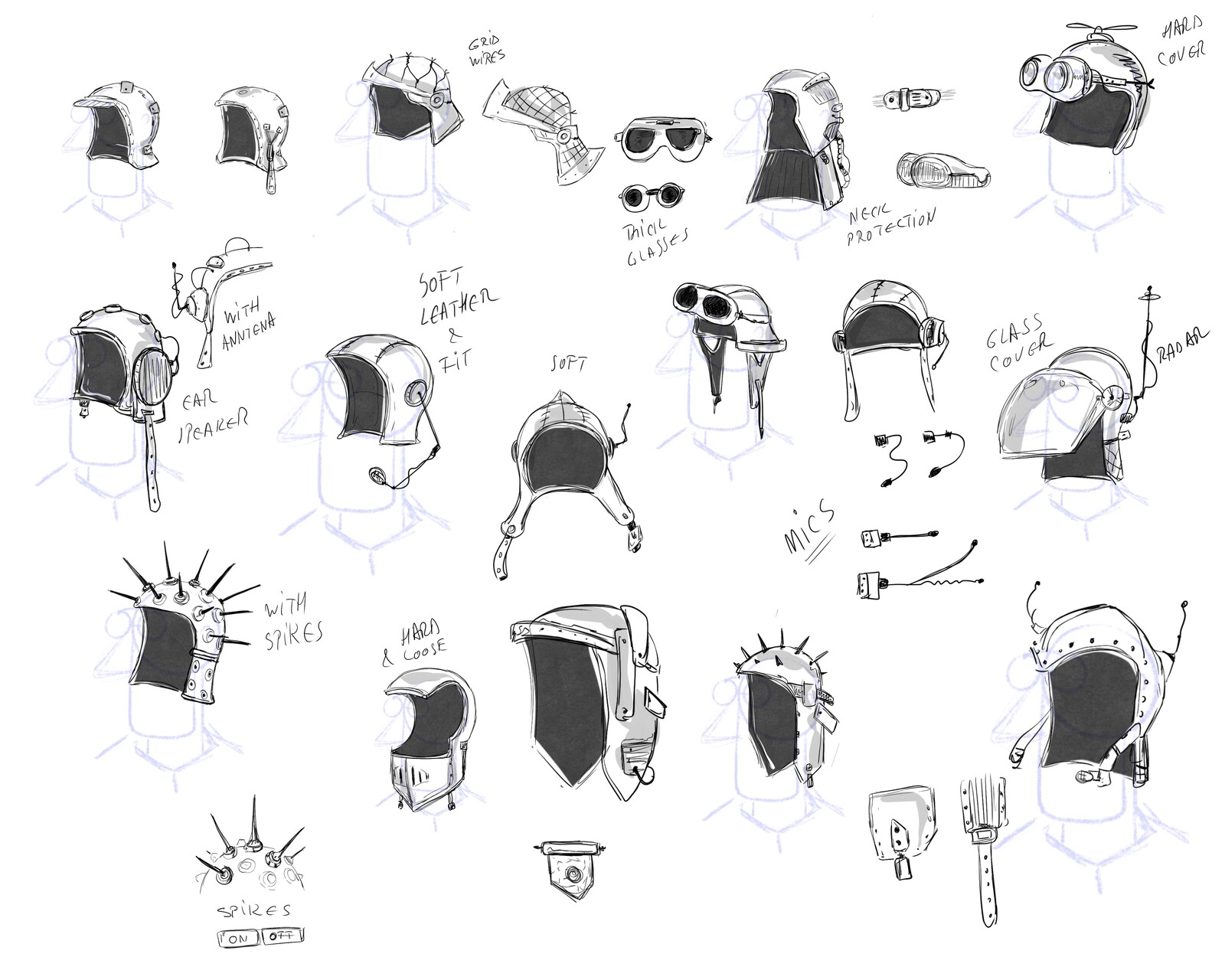 Helmet concepts