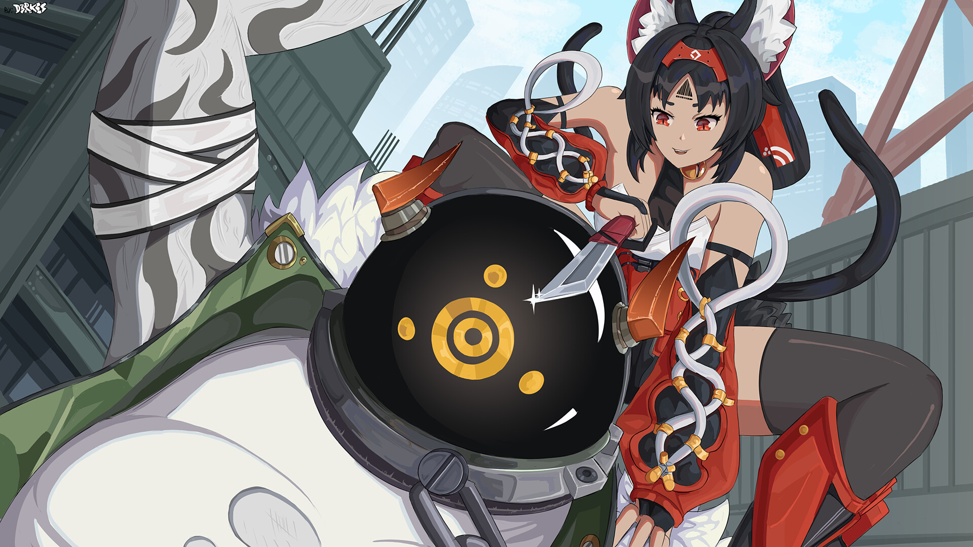 NEKOZENEKO         原画 Nekomiya Mana Character Model Art - Zenless Zone Zero Art