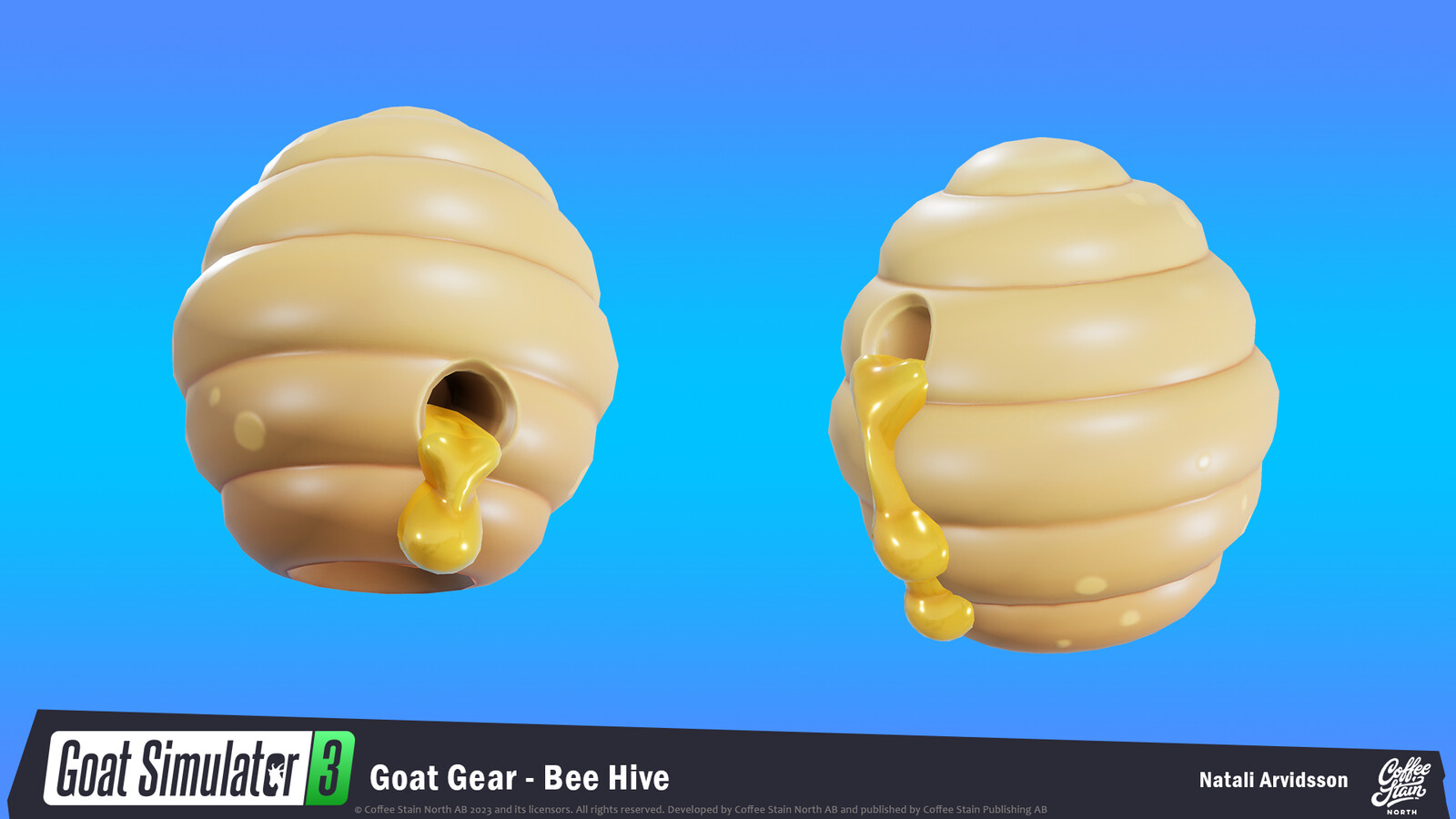 Toony Bee hive hat 