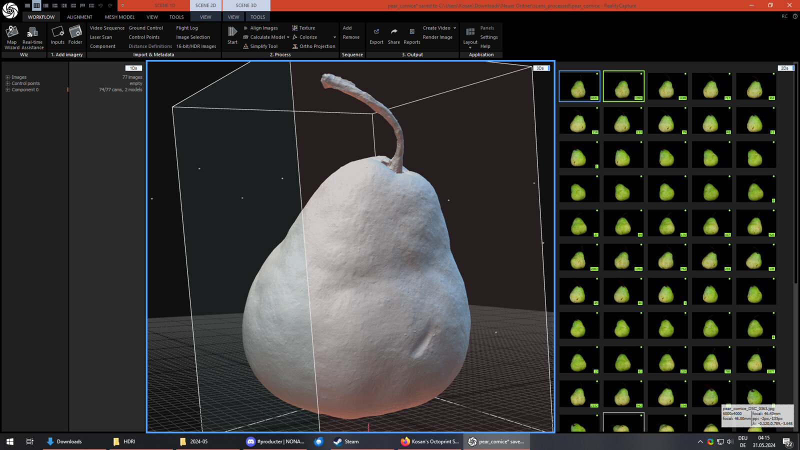 Pear photoscan
