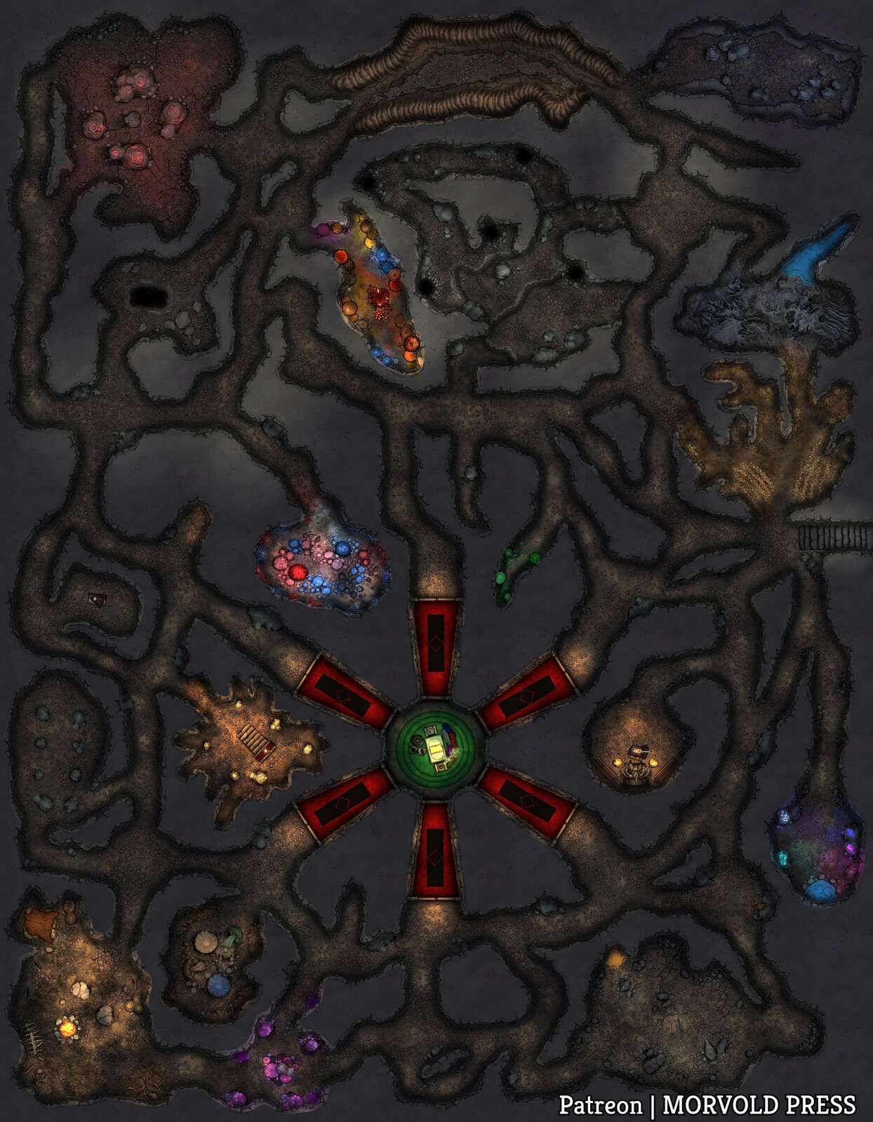 Lost Caverns of Tsojcanth | Greater Cavern [70 x 90]