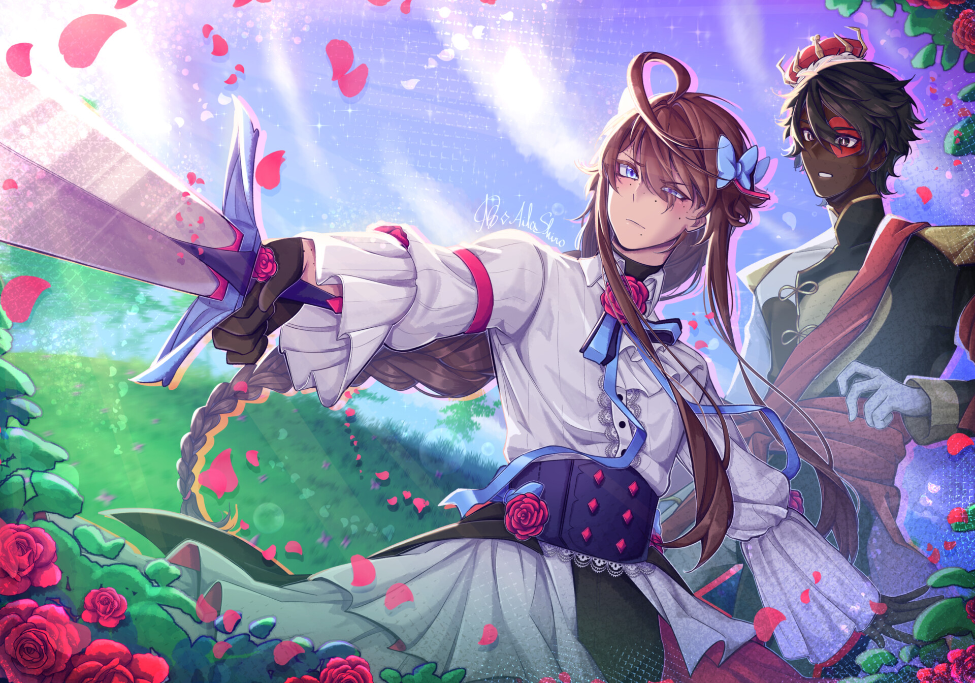 ArtStation - The Queen of Hearts' knight! ( OC ), image size:1920x1344