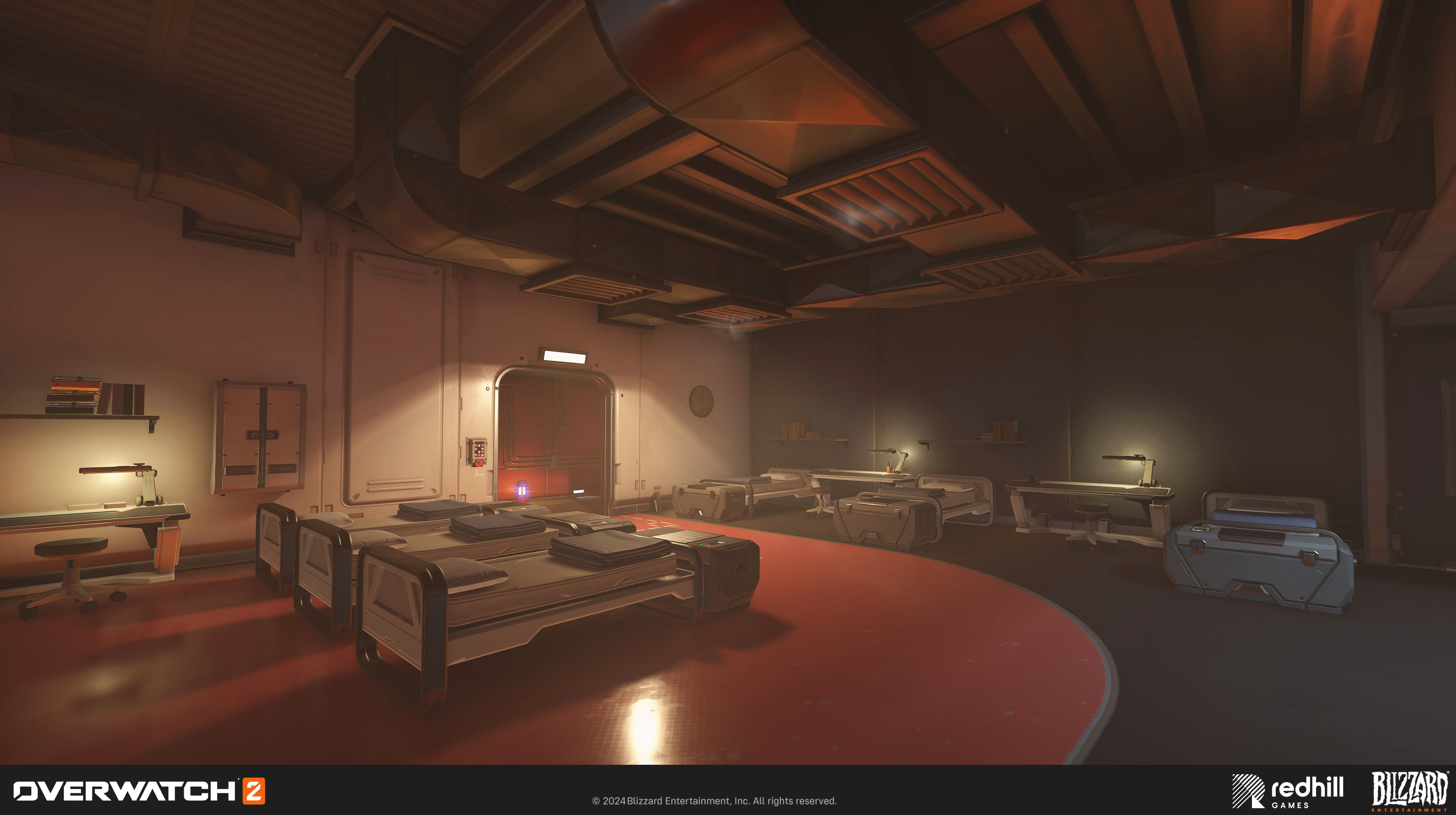 Changed set dressing so that the crew quarters are more suited for the theme