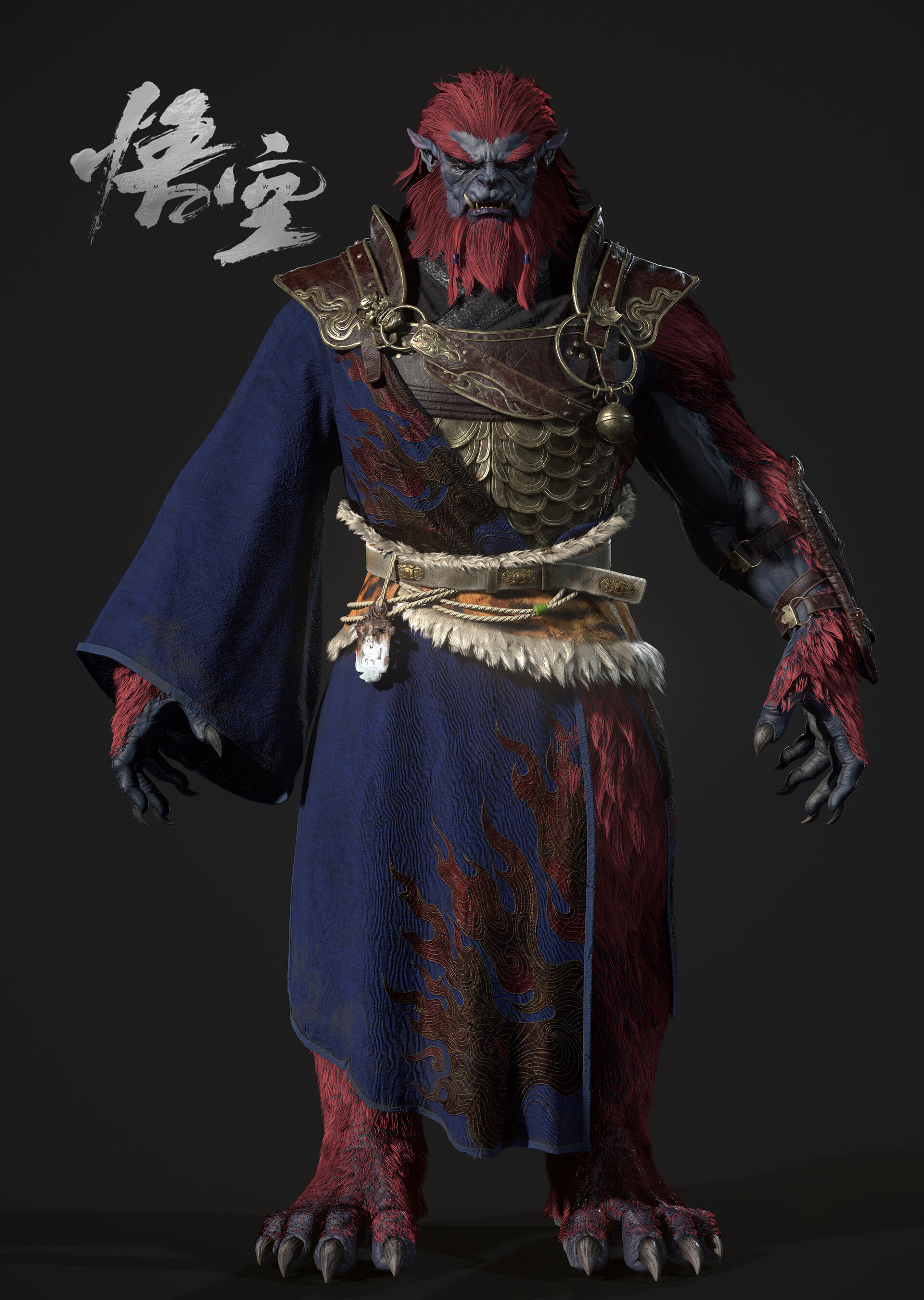 Game Character in Black Myth: Wukong：黑神话悟空：赛太岁