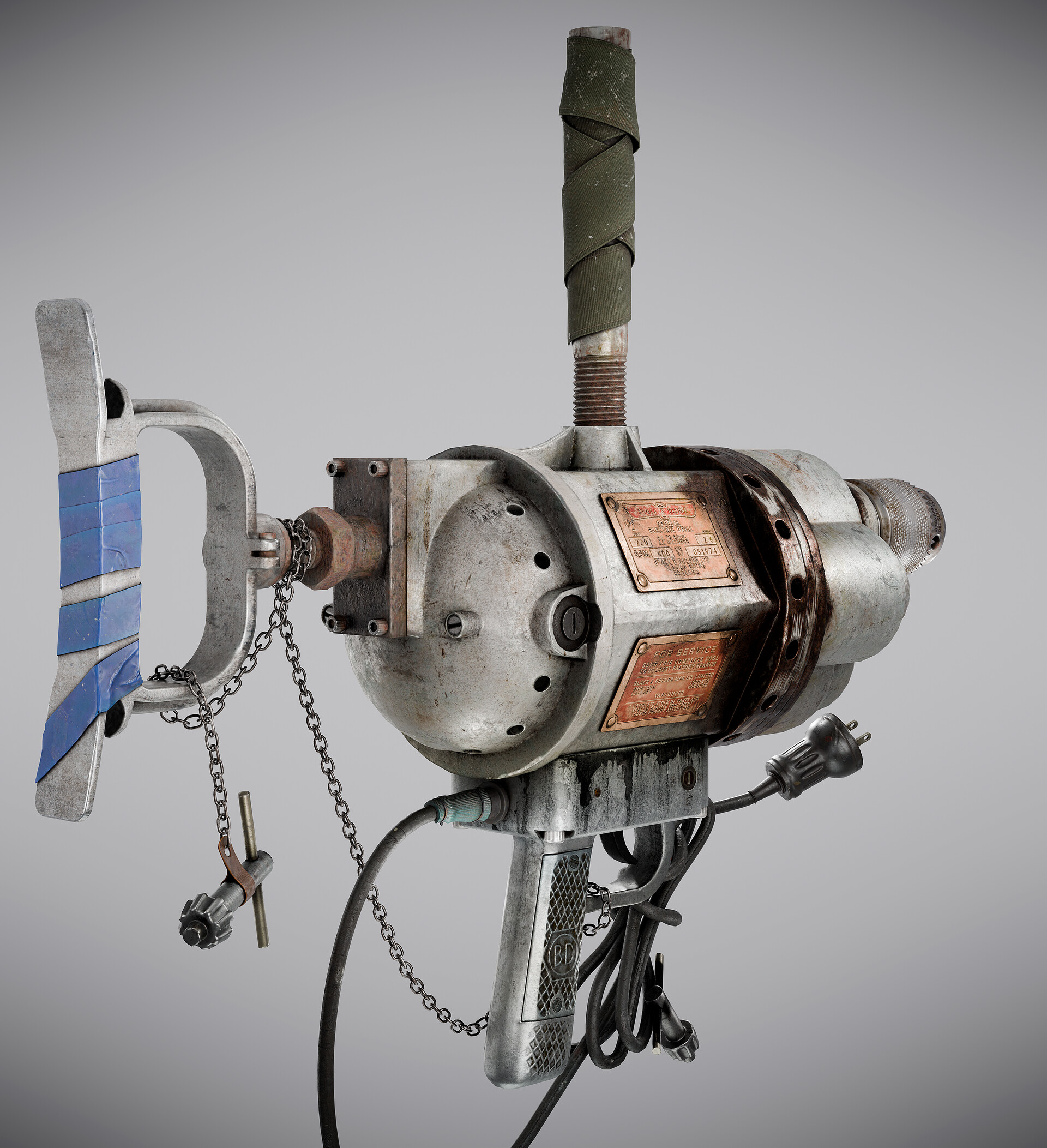 ArtStation - Old Electric drill B&D 1917