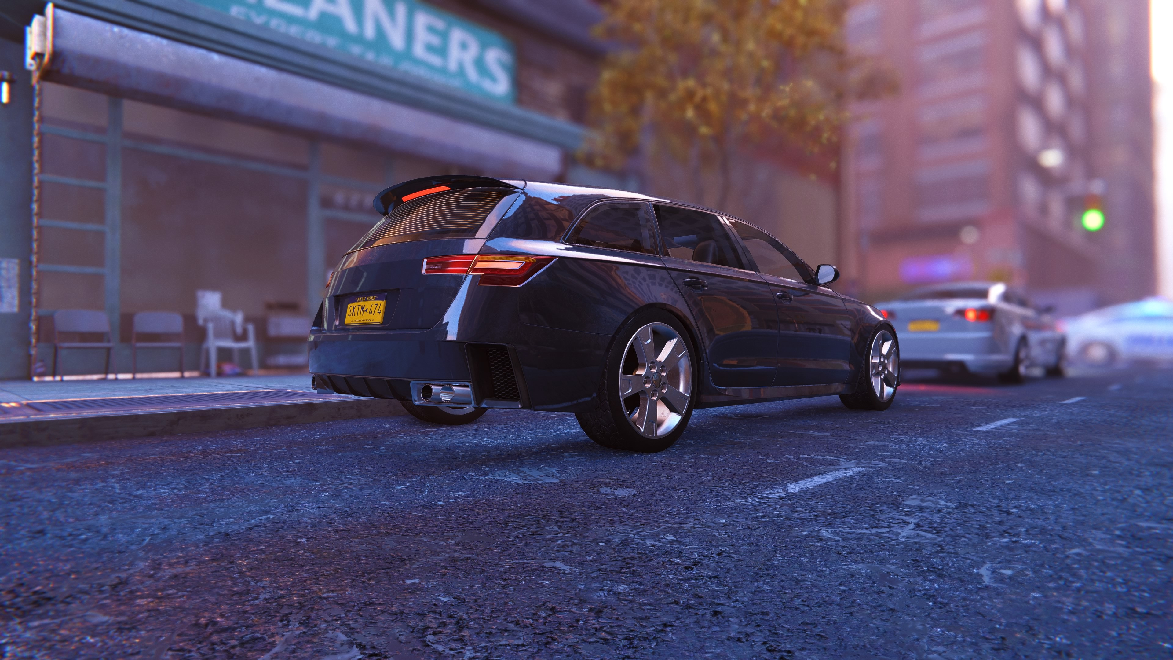 For this vehicle, I performed modeling and texture adjustments before engine integration.