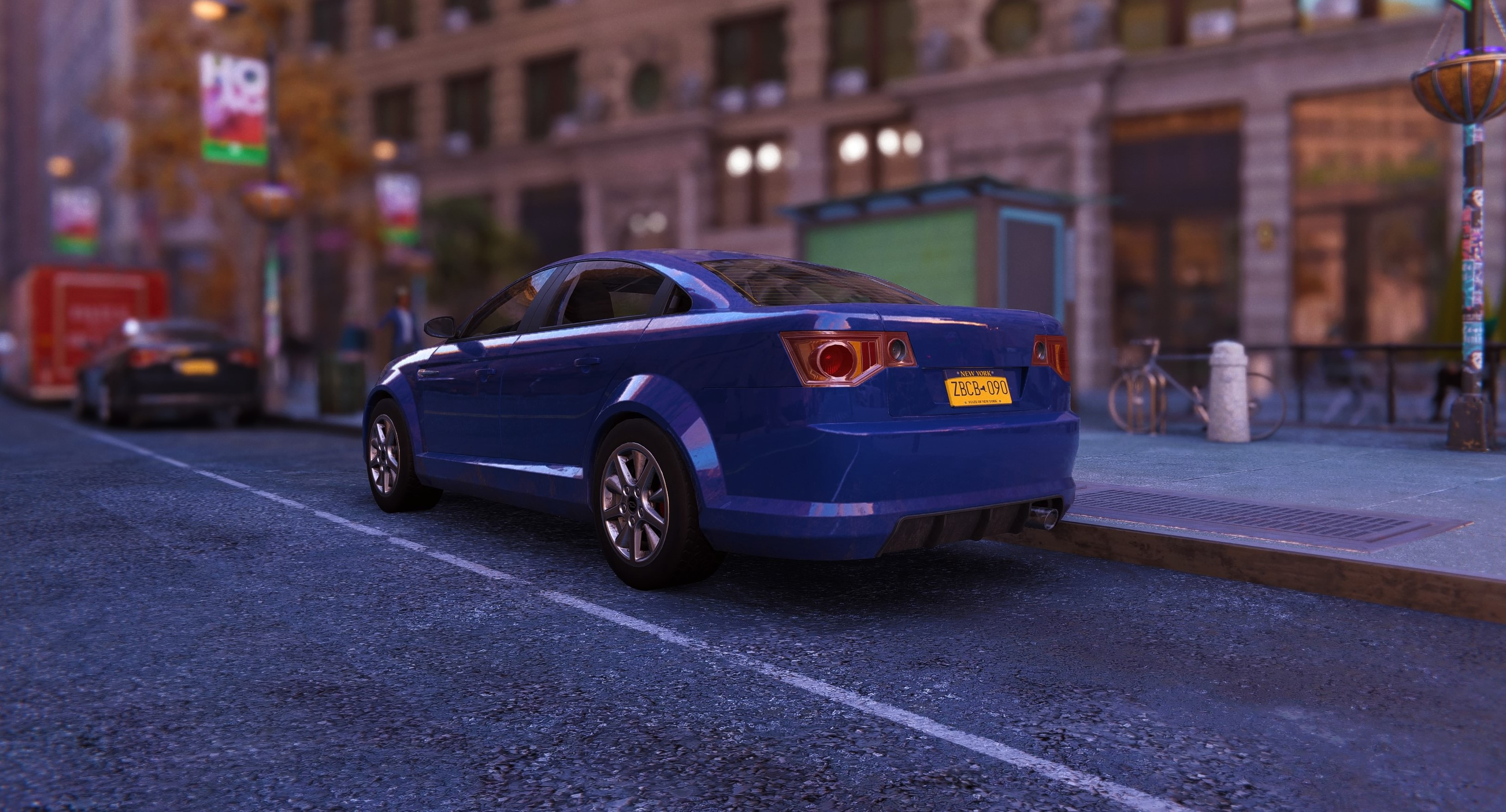 For this vehicle, I performed modeling and texture adjustments before engine integration.