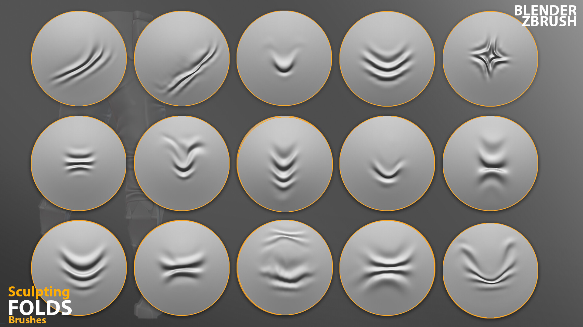 VK Gamedev Digital Products - Sculpting Fabric Brushes for Blender ...