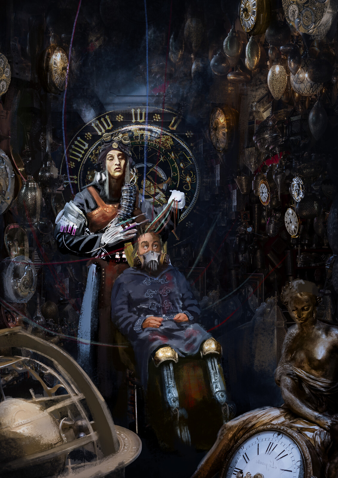 El maestro relojero.
The clockmaster.