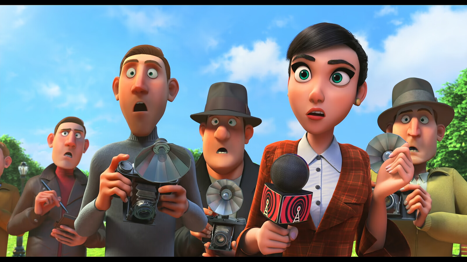 Nut Job 2 - Character Surfacing for Reporter and Crowd Characters.
