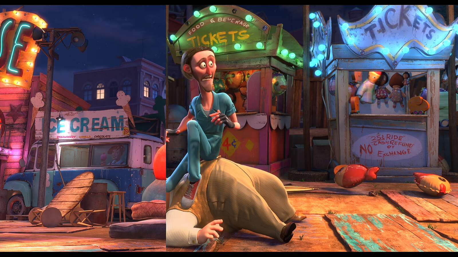 Nut Job 2 - Surfacing for Gunther, Ticket Booths, Ice-cream Truck