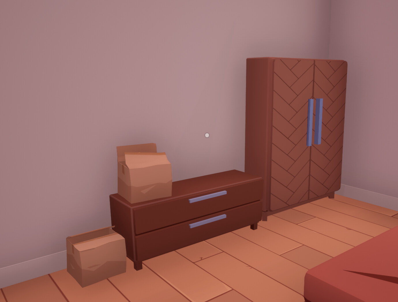 Furniture + Carboard Boxes