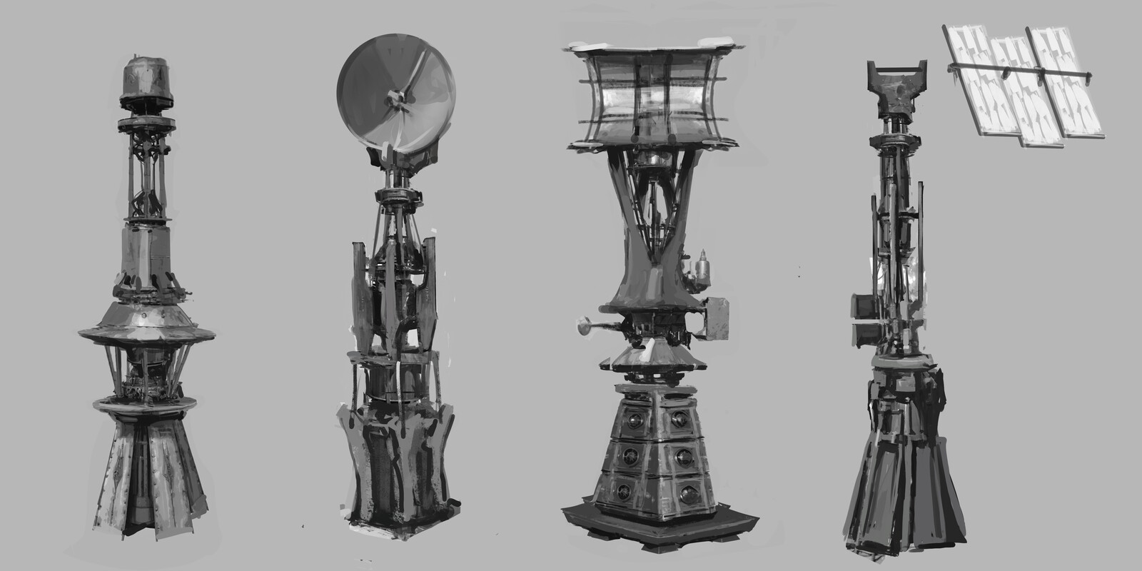 Futuristic Medieval: Towers