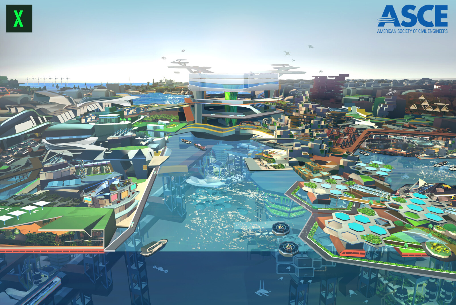 American Society of Civil Engineers: the “Future World” Floating City Cover