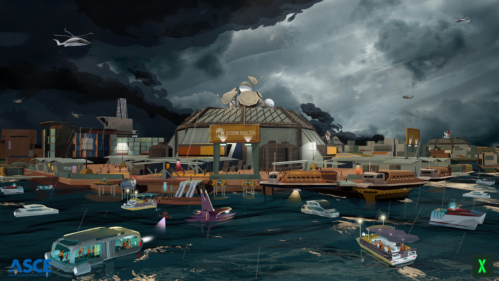 American Society of Civil Engineers (ASCE): the “Future World” Floating City 2040