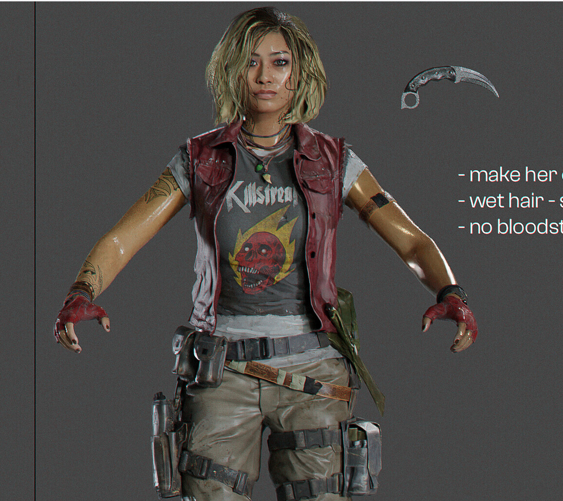  close up of the  concept
art I received on production
