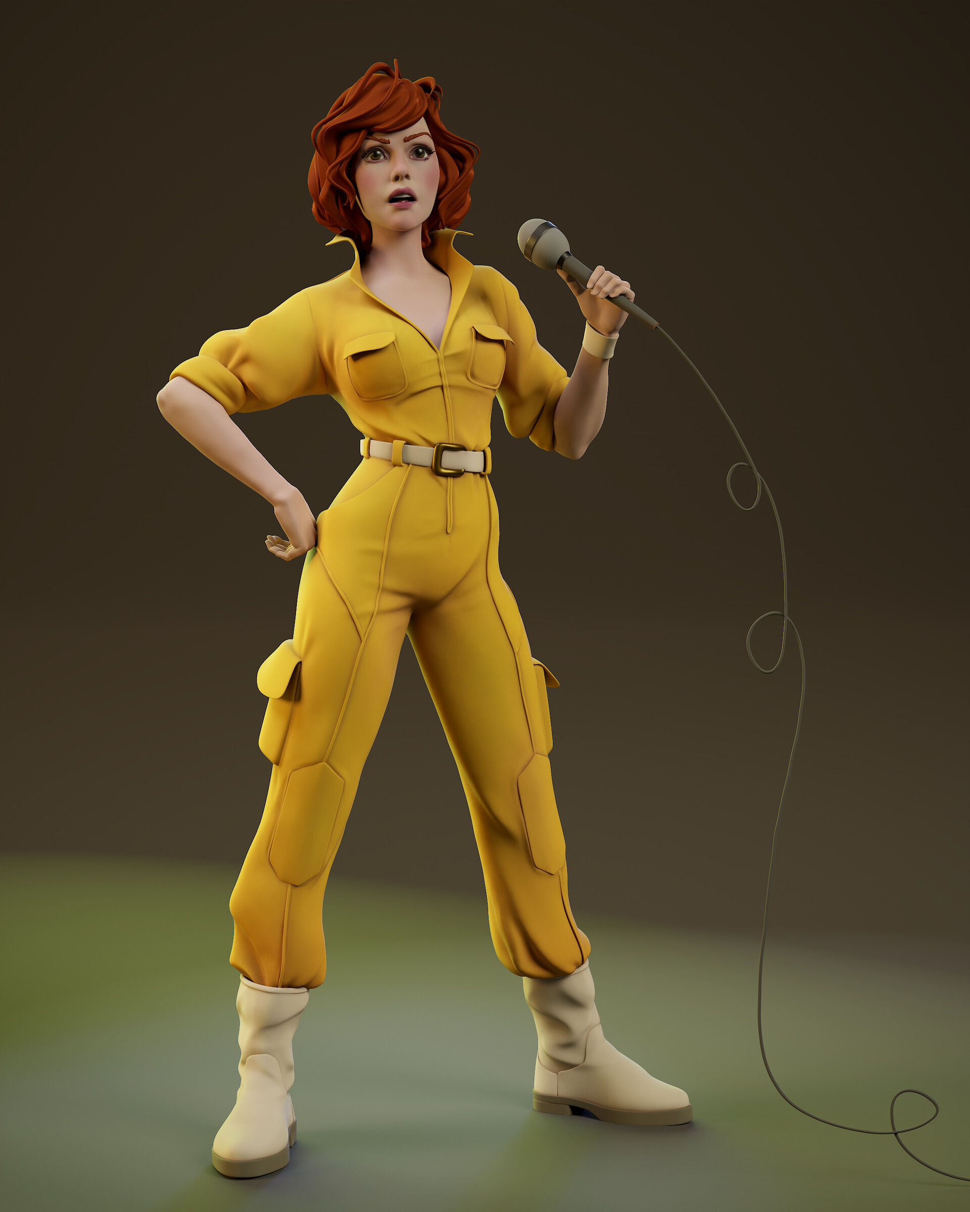 ArtStation - April O'Neil fan art