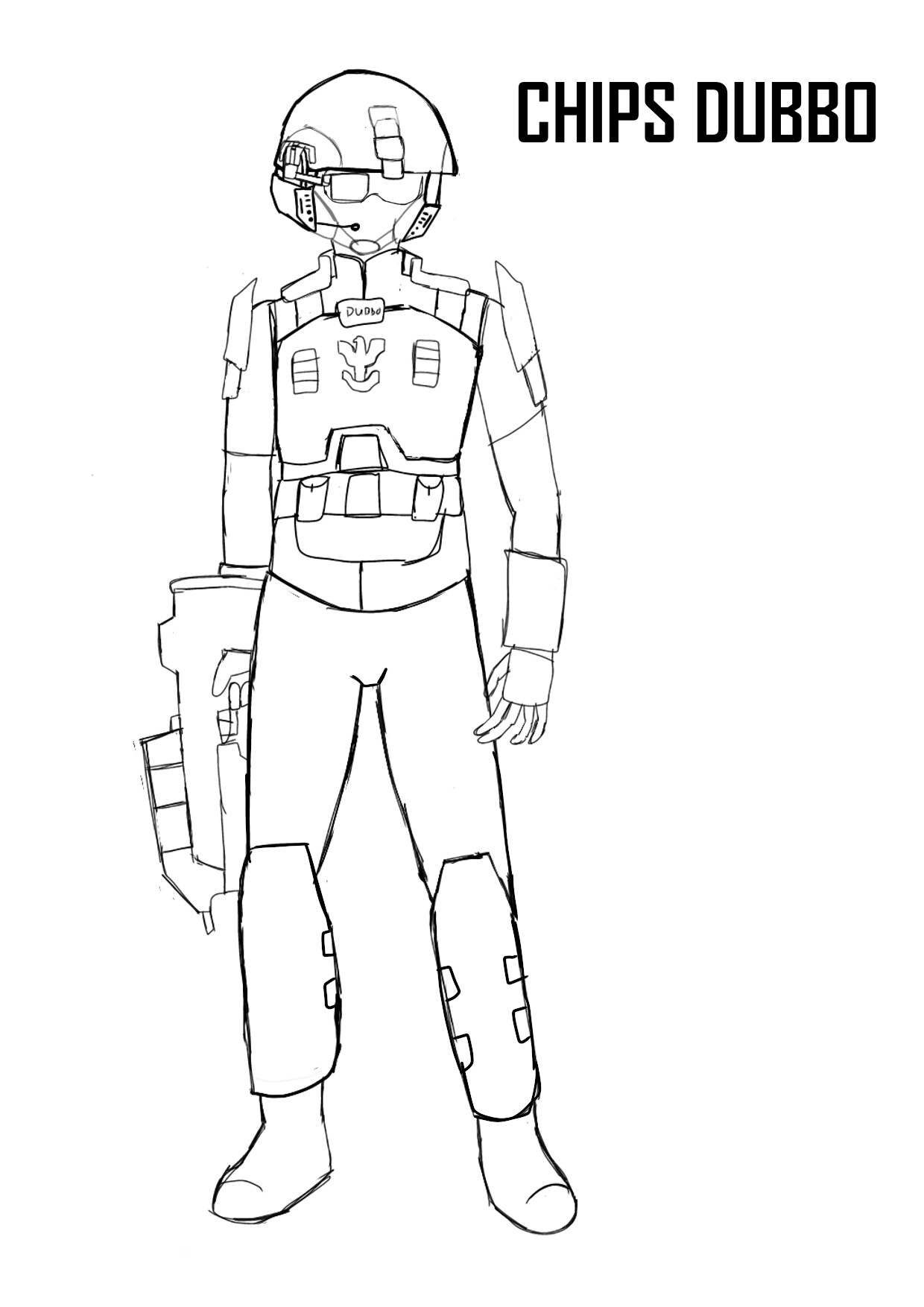 ArtStation Chips Dubbo sketch