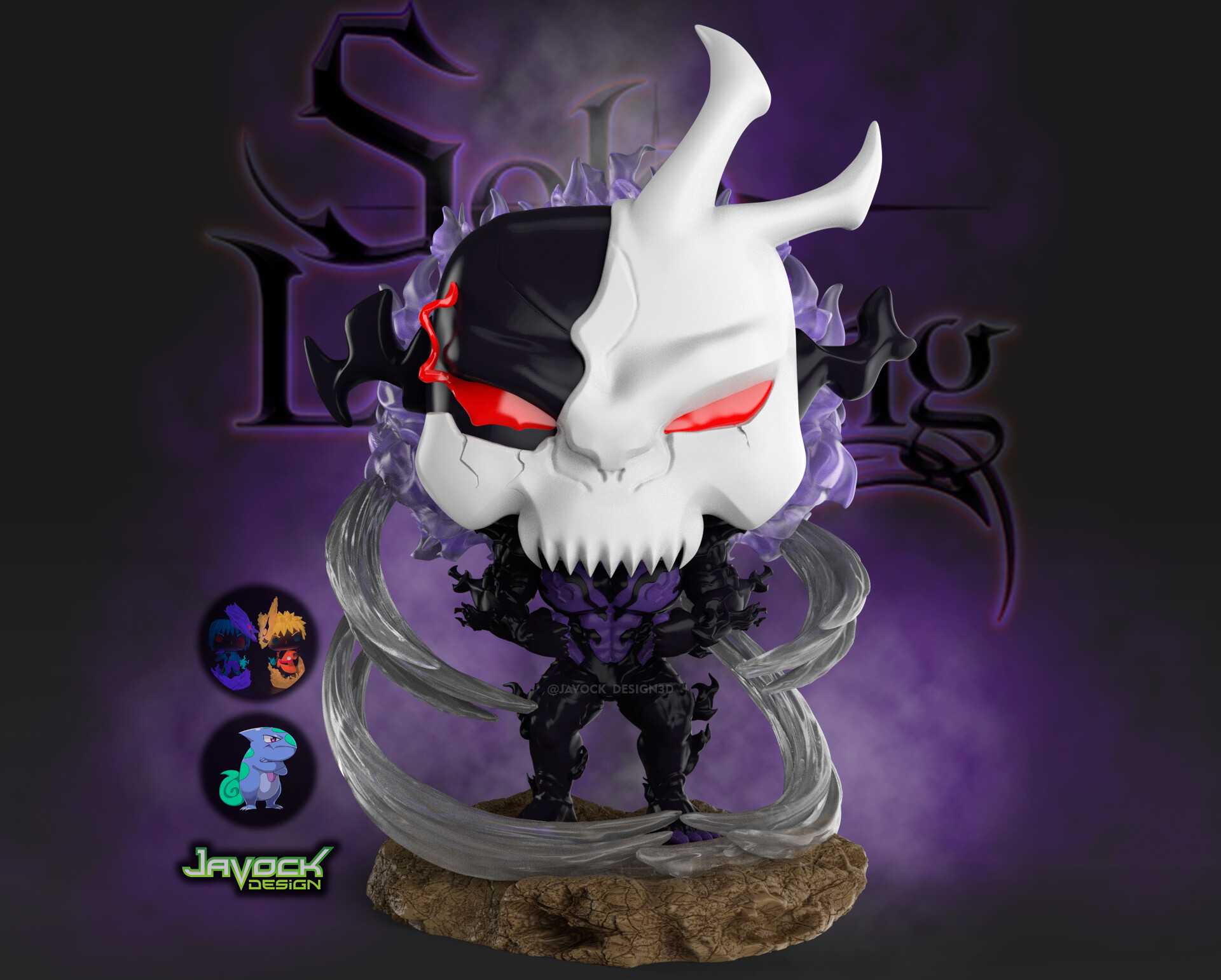 ArtStation - Greed - Solo Leveling Funko Pop Custom