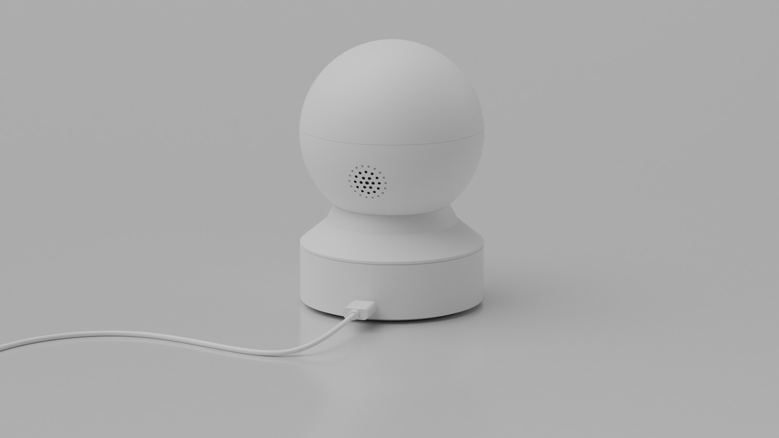 Webcam model, back view