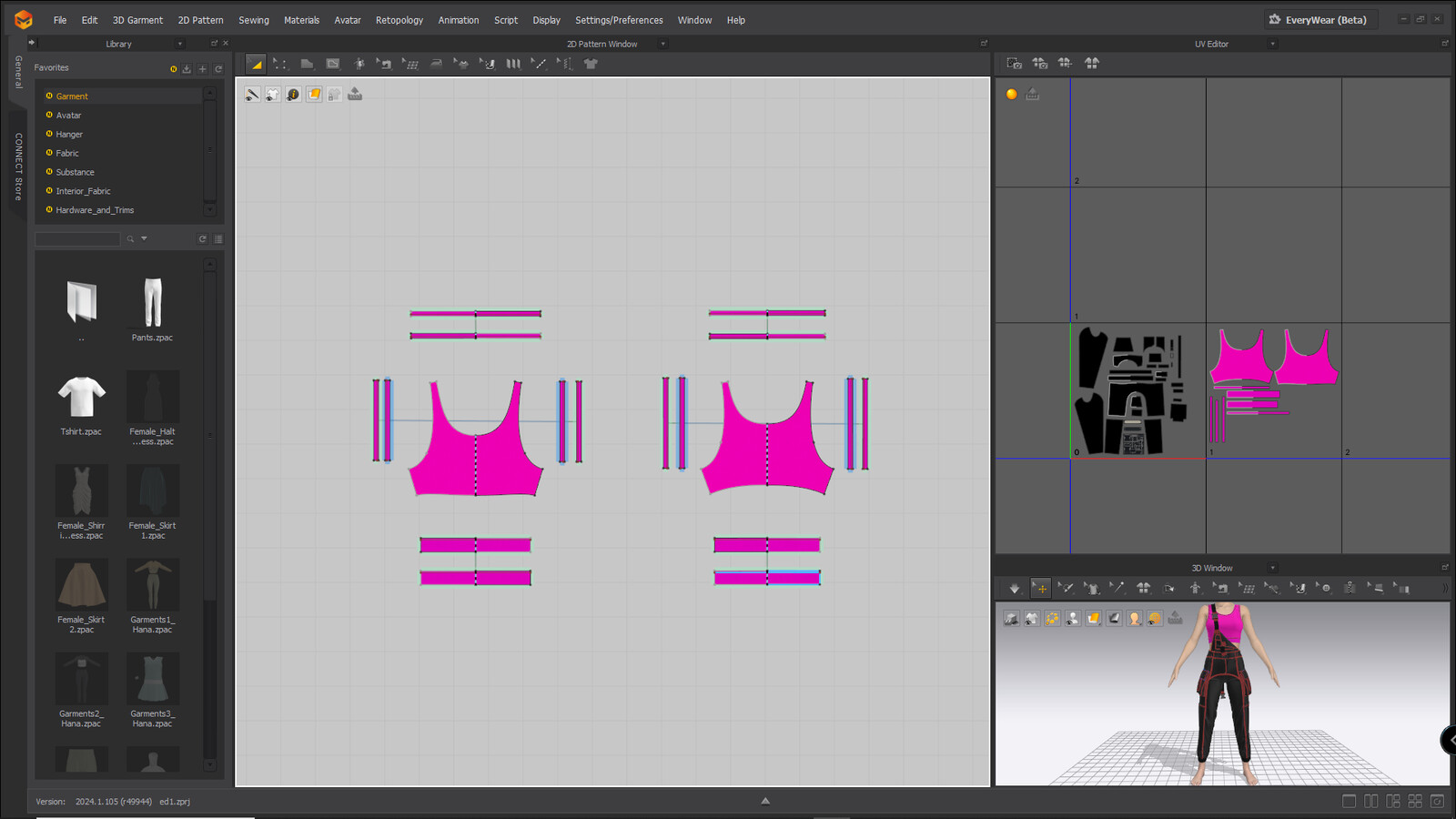 top creation in marvelous designer is very easy especially with its templates, we have to setup shape and materials