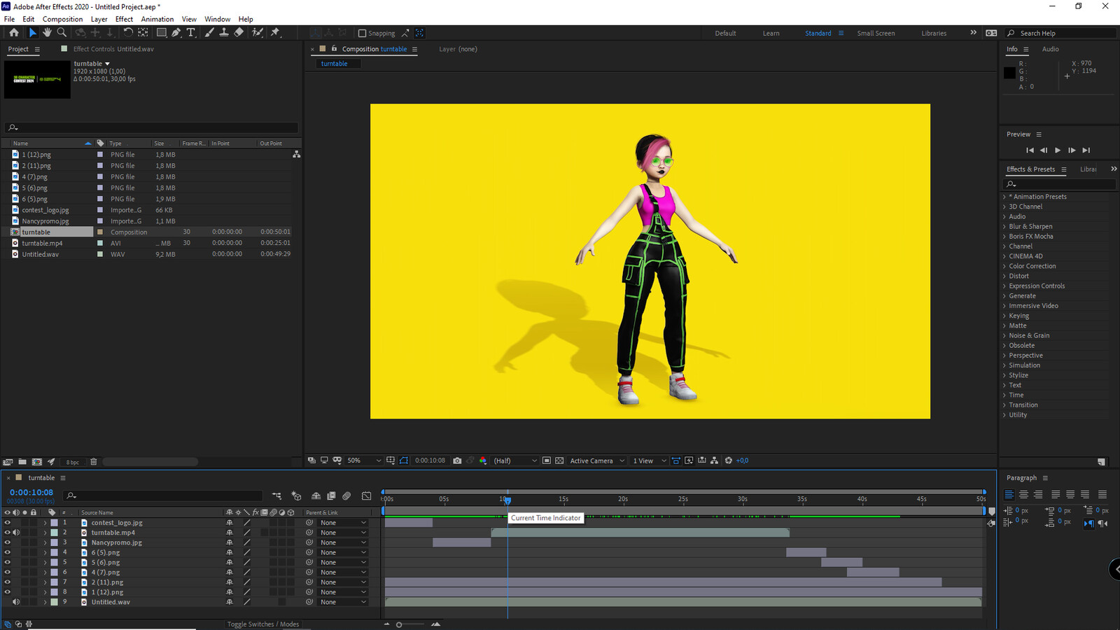 composing everything, and rendering.
here is the video:)
https://youtu.be/U7ryT44_NCM