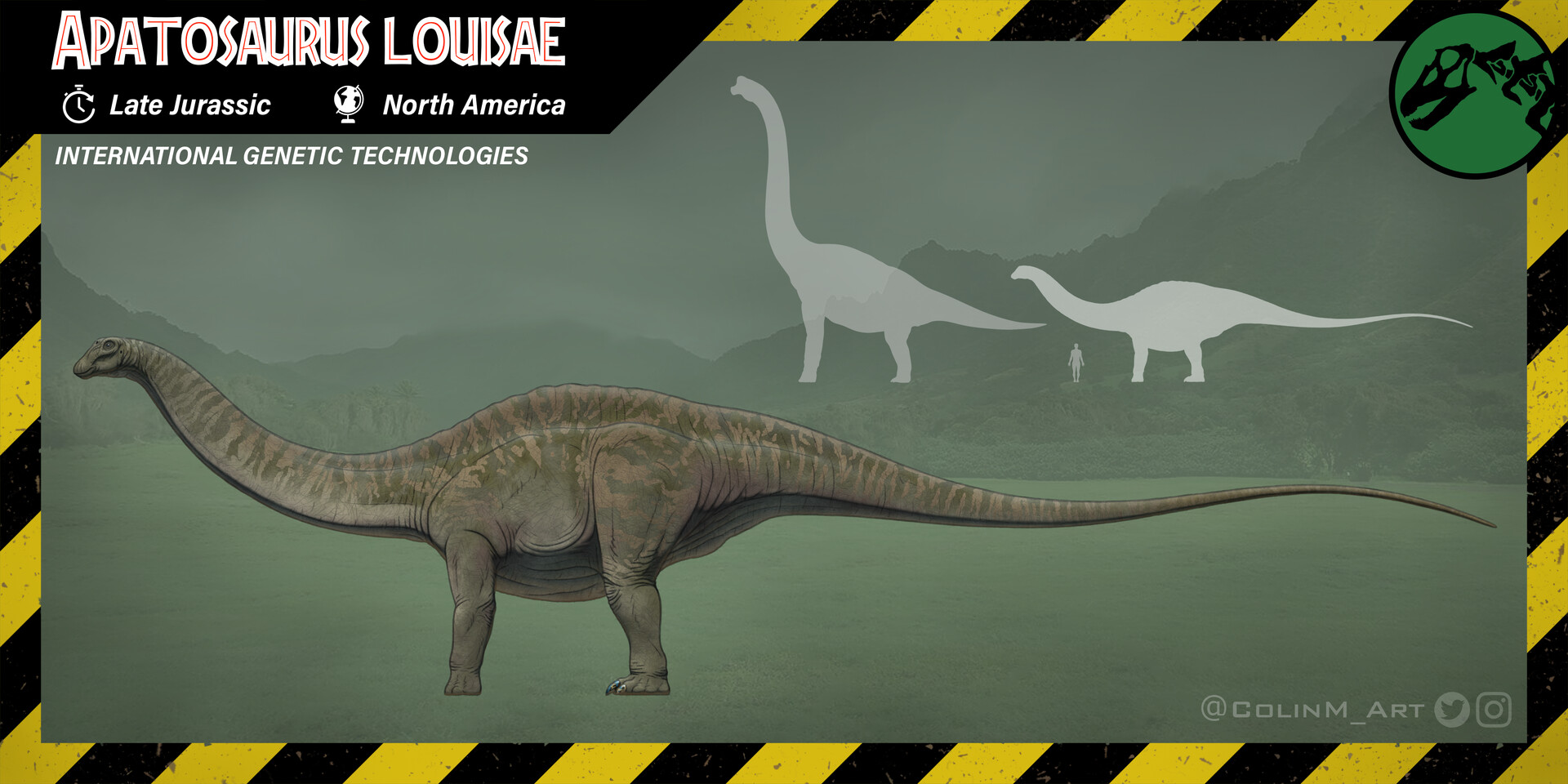 Colin McNulty - Apatosaurus: Jurassic Park Fanart