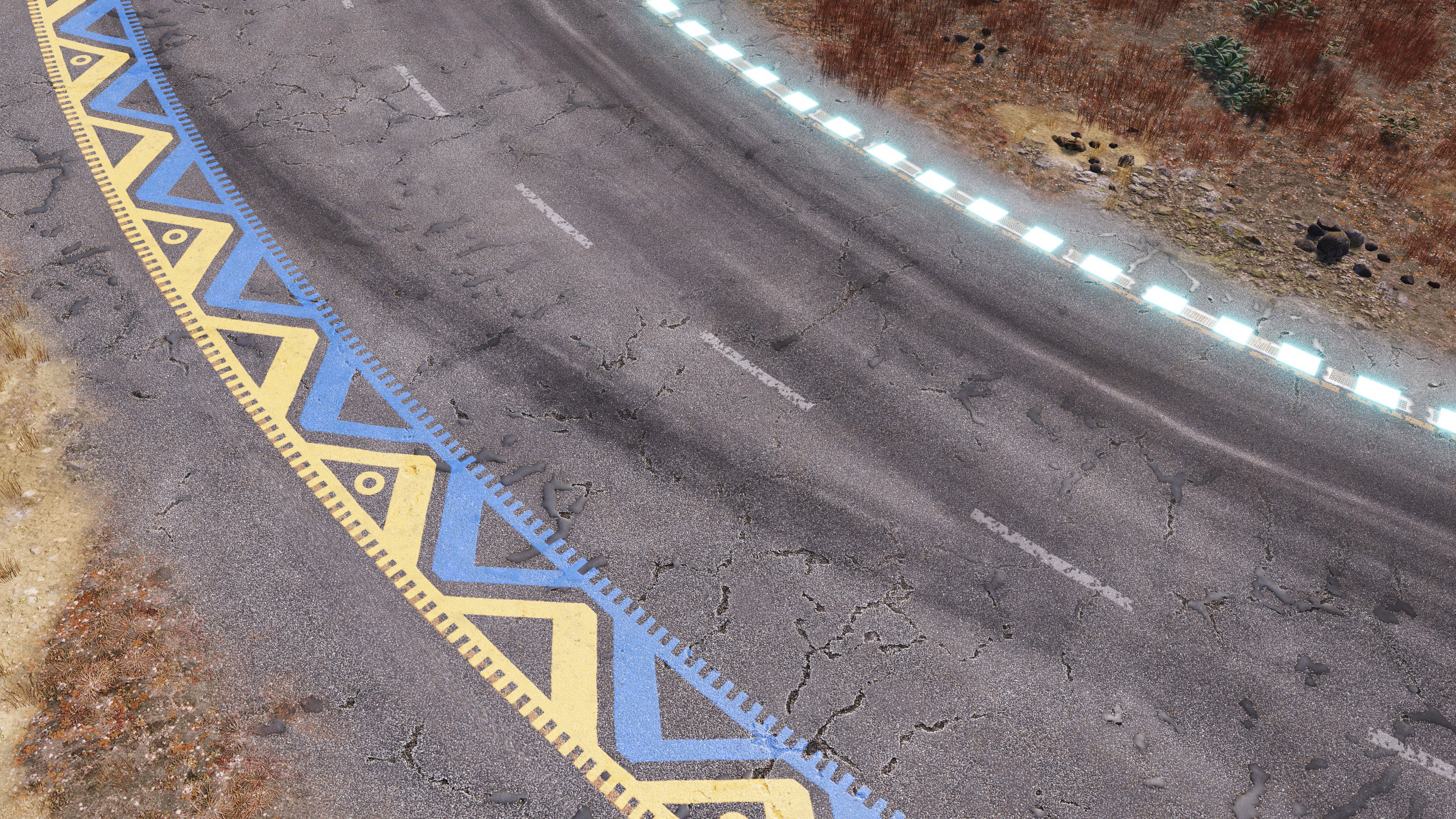 New asphalt in the ULTIMA map.