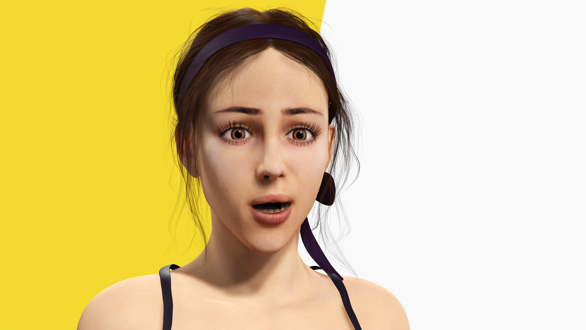 NextUpgrade3d - Realistic Female Athlete in Sportswear Blender Ready ...