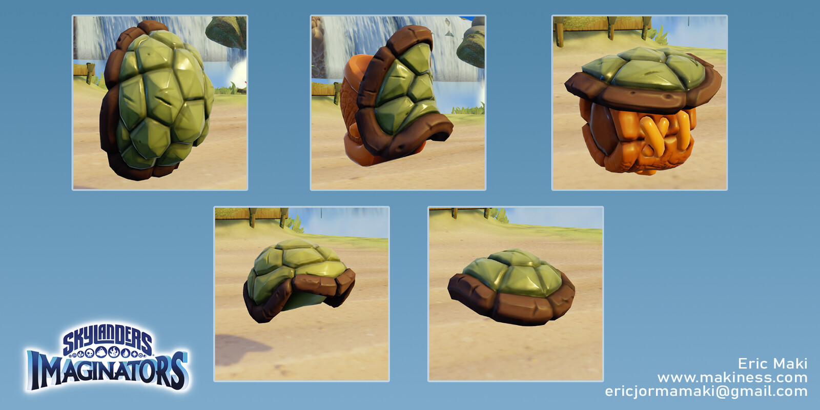 Create Your Own Skylander Turtle Set