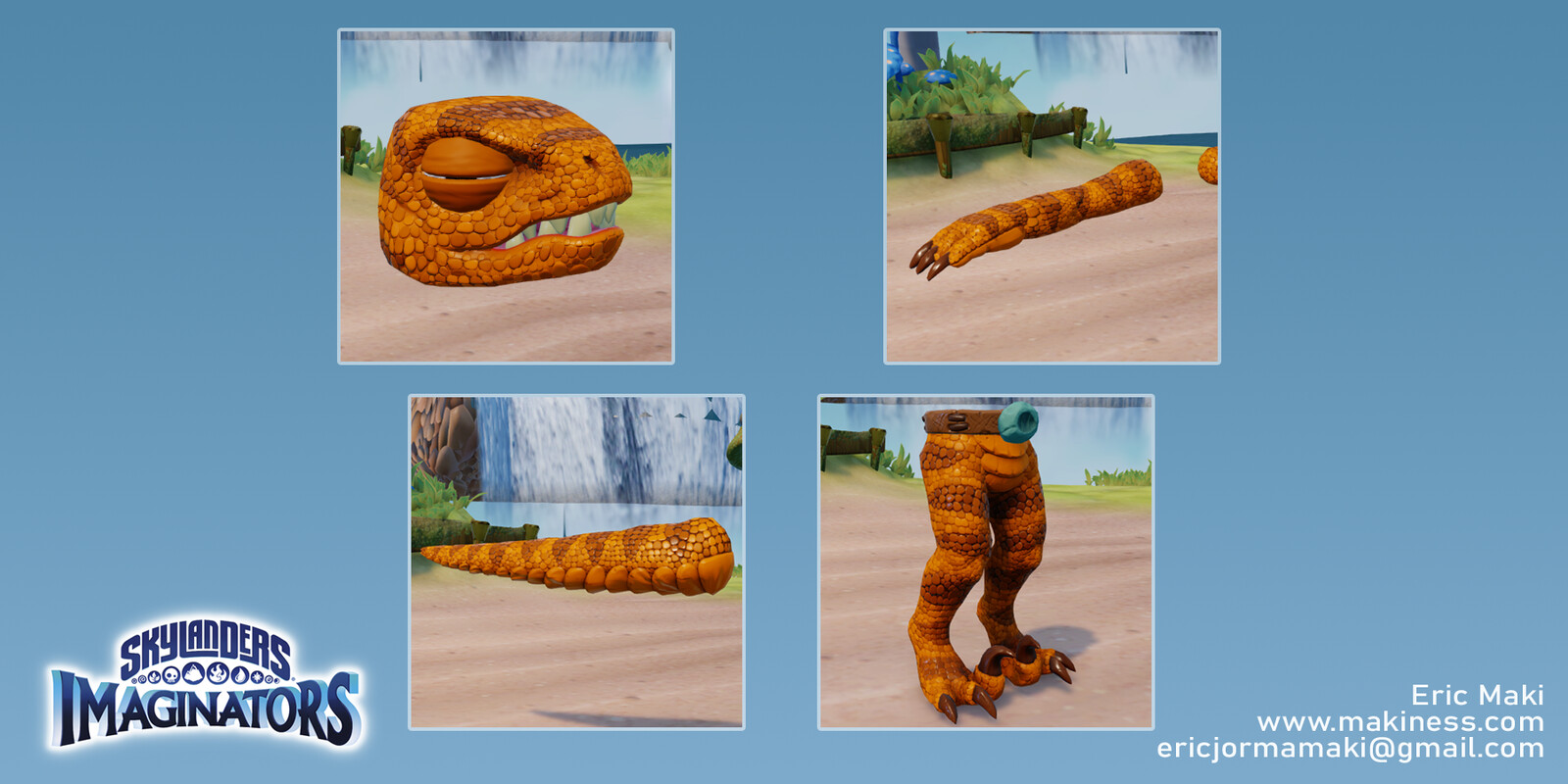 Create Your Own Skylander Raptor Set