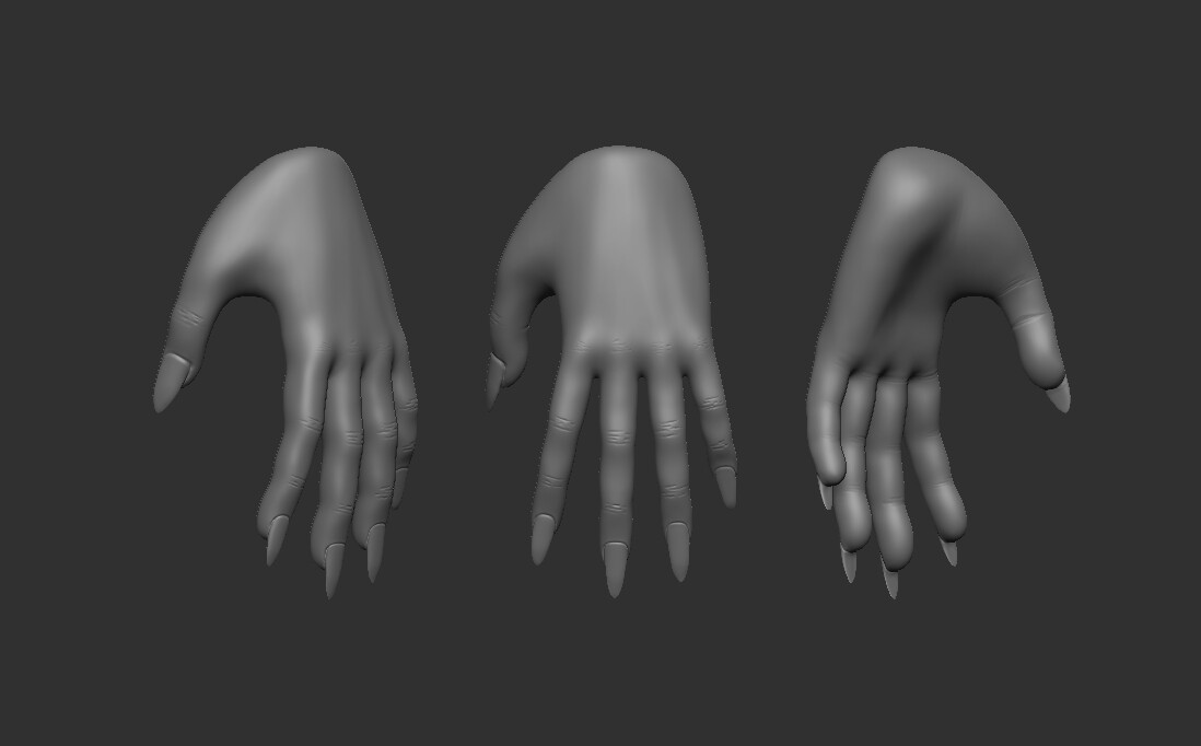 High-Poly Hand Sculpt