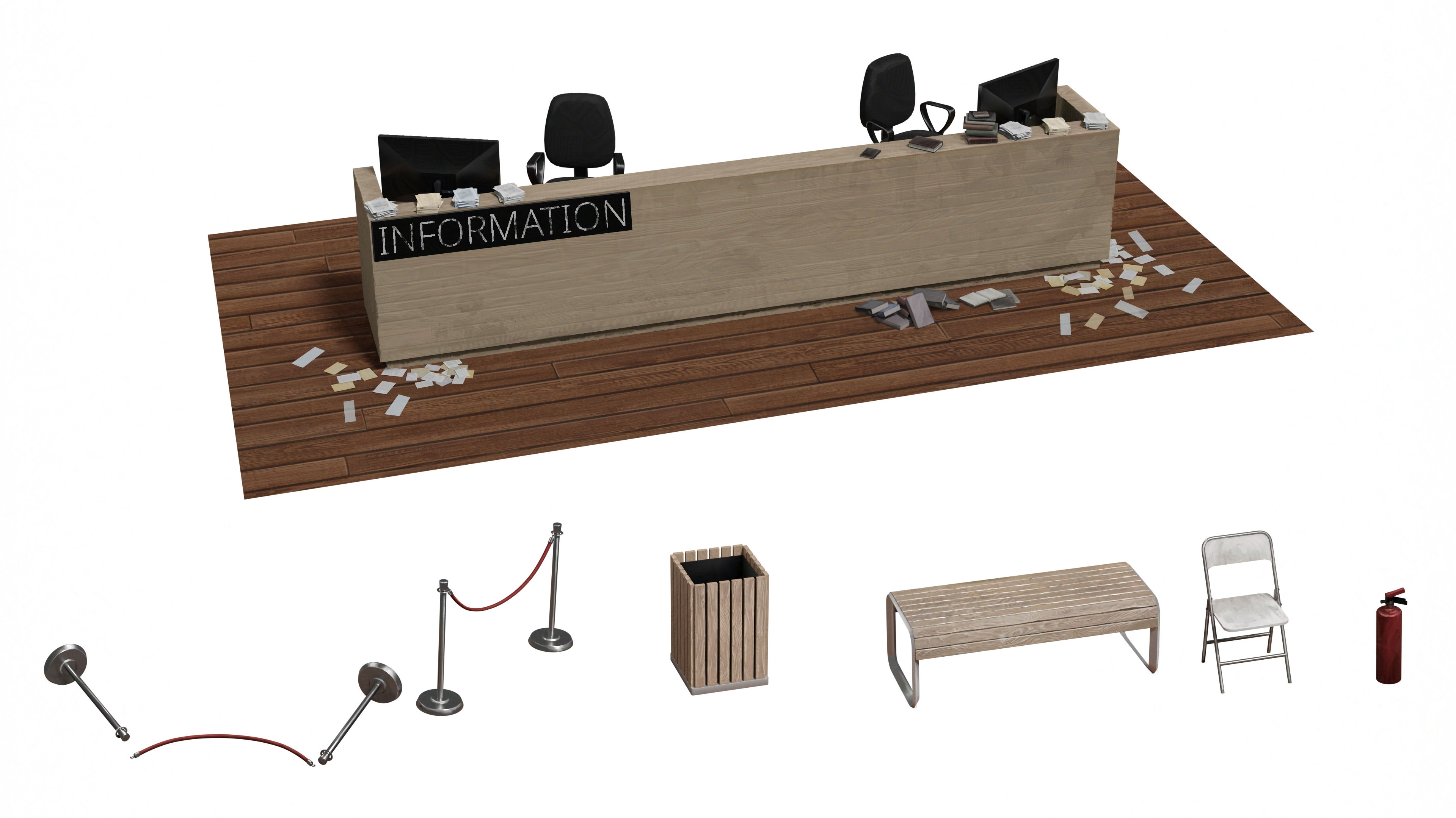 Information desk and generic elements