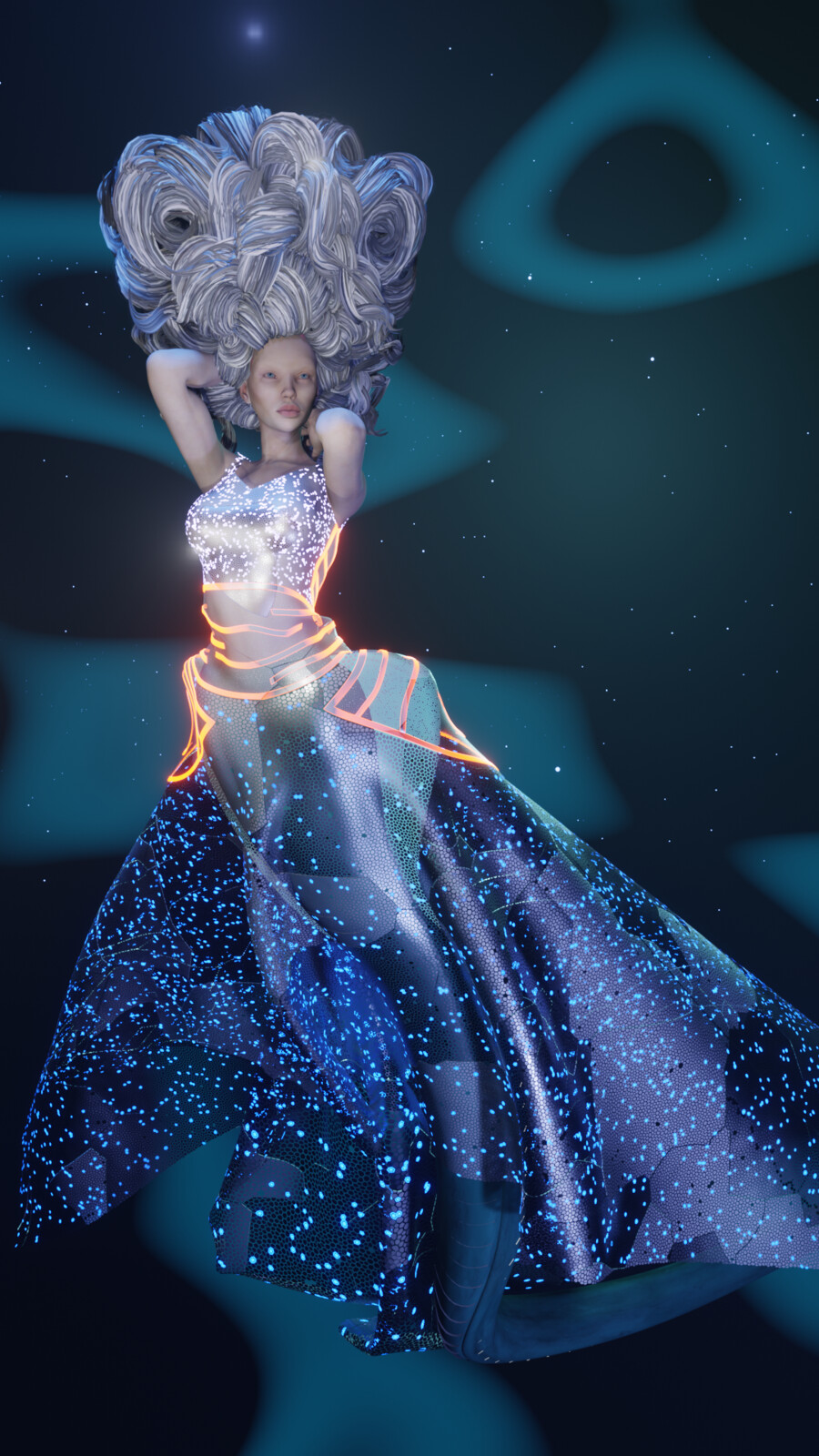 Mesh Couture. AQUATIC DEPTH