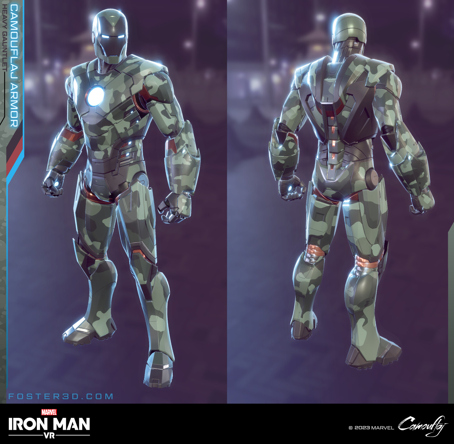 ArtStation - Iron Man VR - Camouflaj Armor