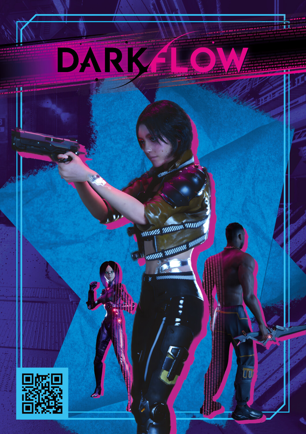 Poster featuring Darkflow's main characters.