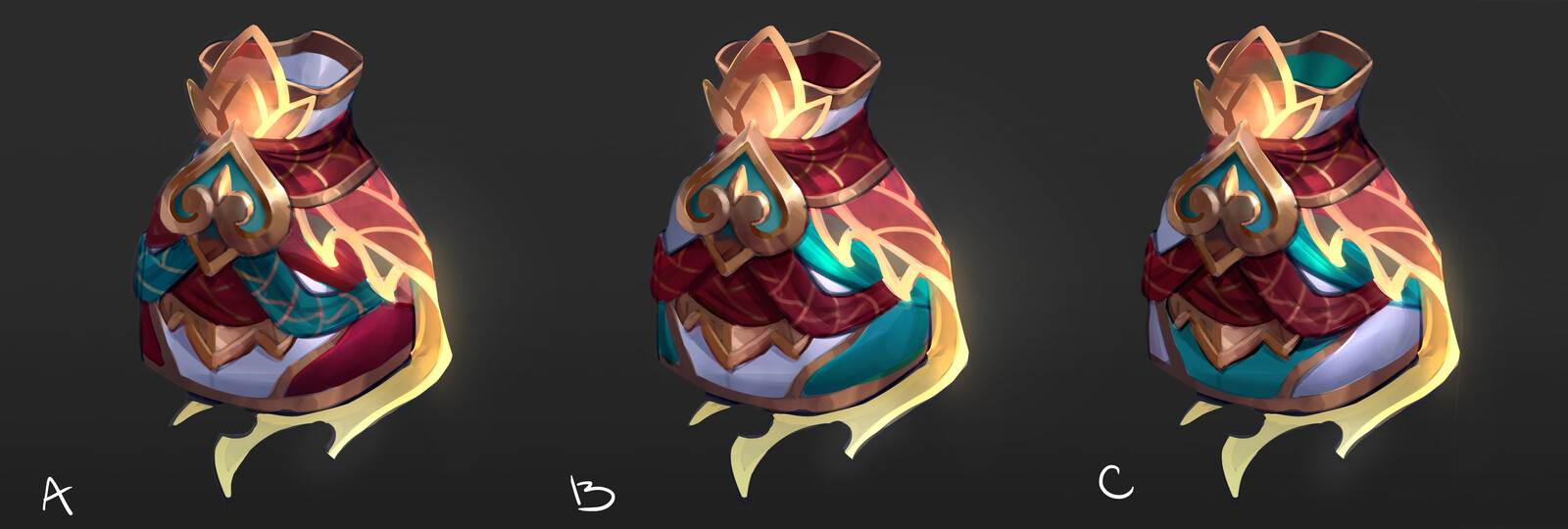 Colours for Loot Bag 