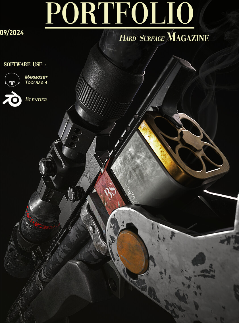 ArtStation - Hunter Rifle Modeling