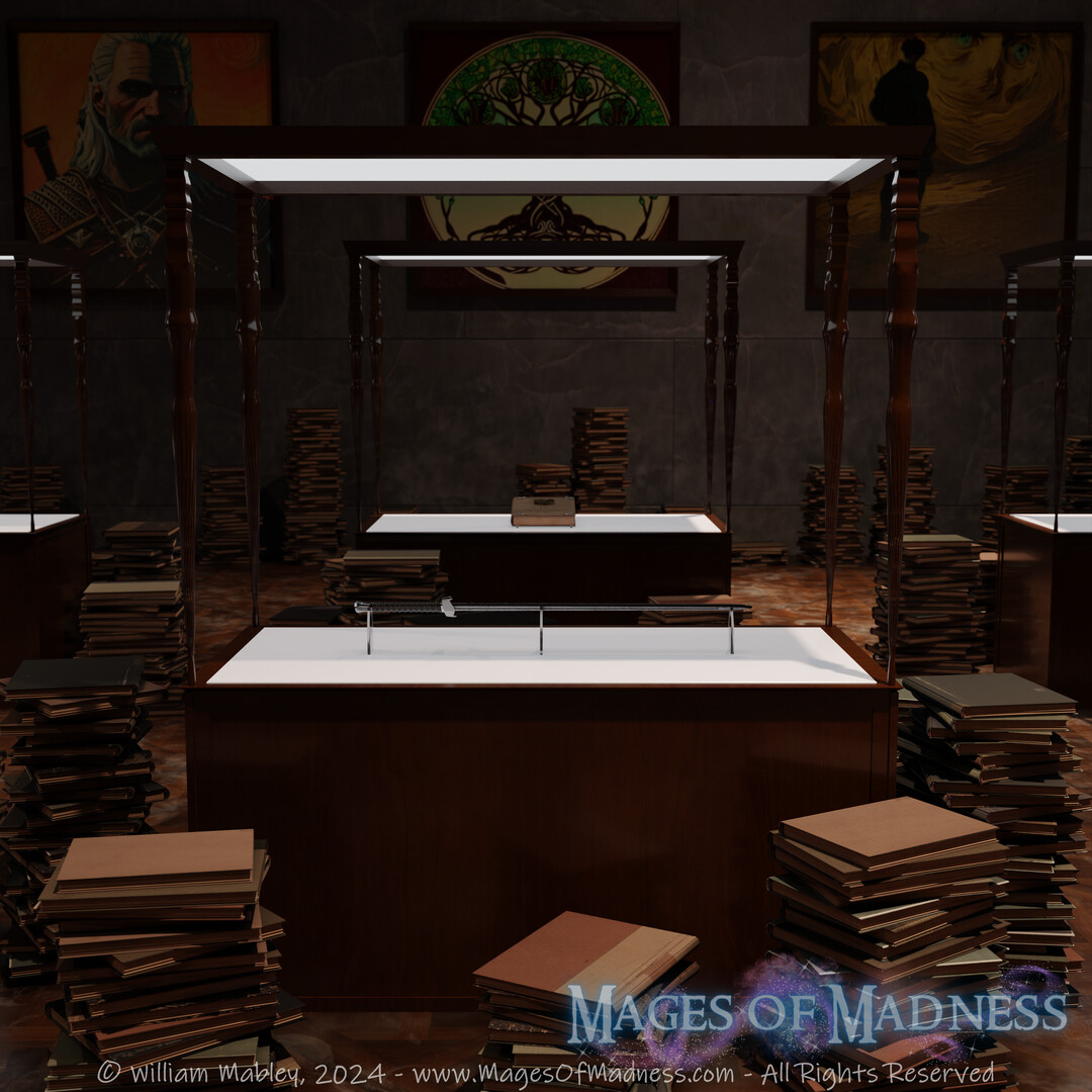 Display Room - Test image using my models to try and create an environment. 