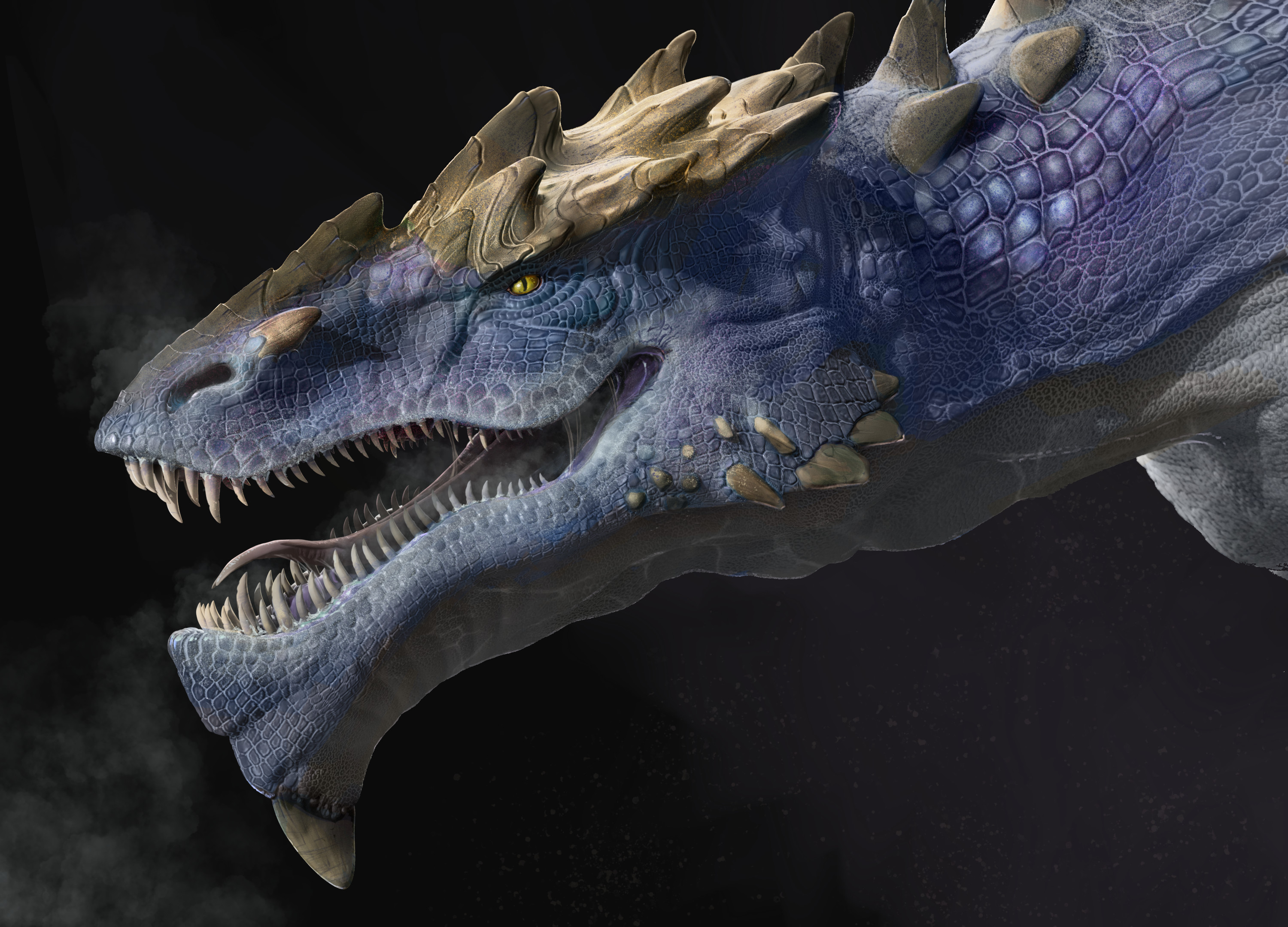 Ice Spike Dragon version face detail
