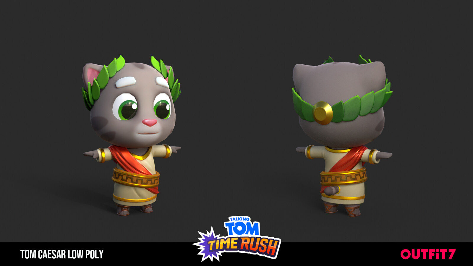 Tom Caesar Low Poly
