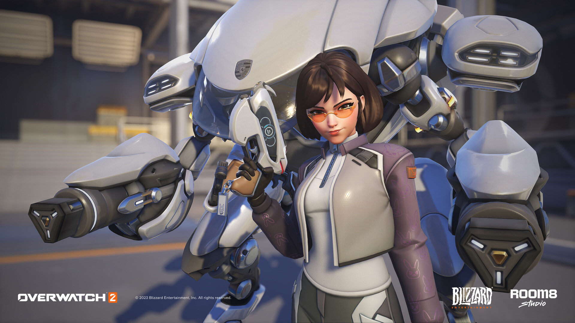 Room 8 Studio - Portfolio - D.VA Porsche (Overwatch 2)