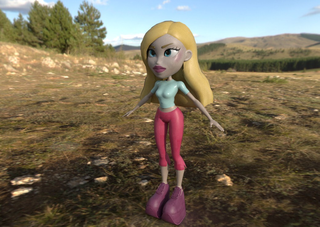 Bratz 3d model clearance