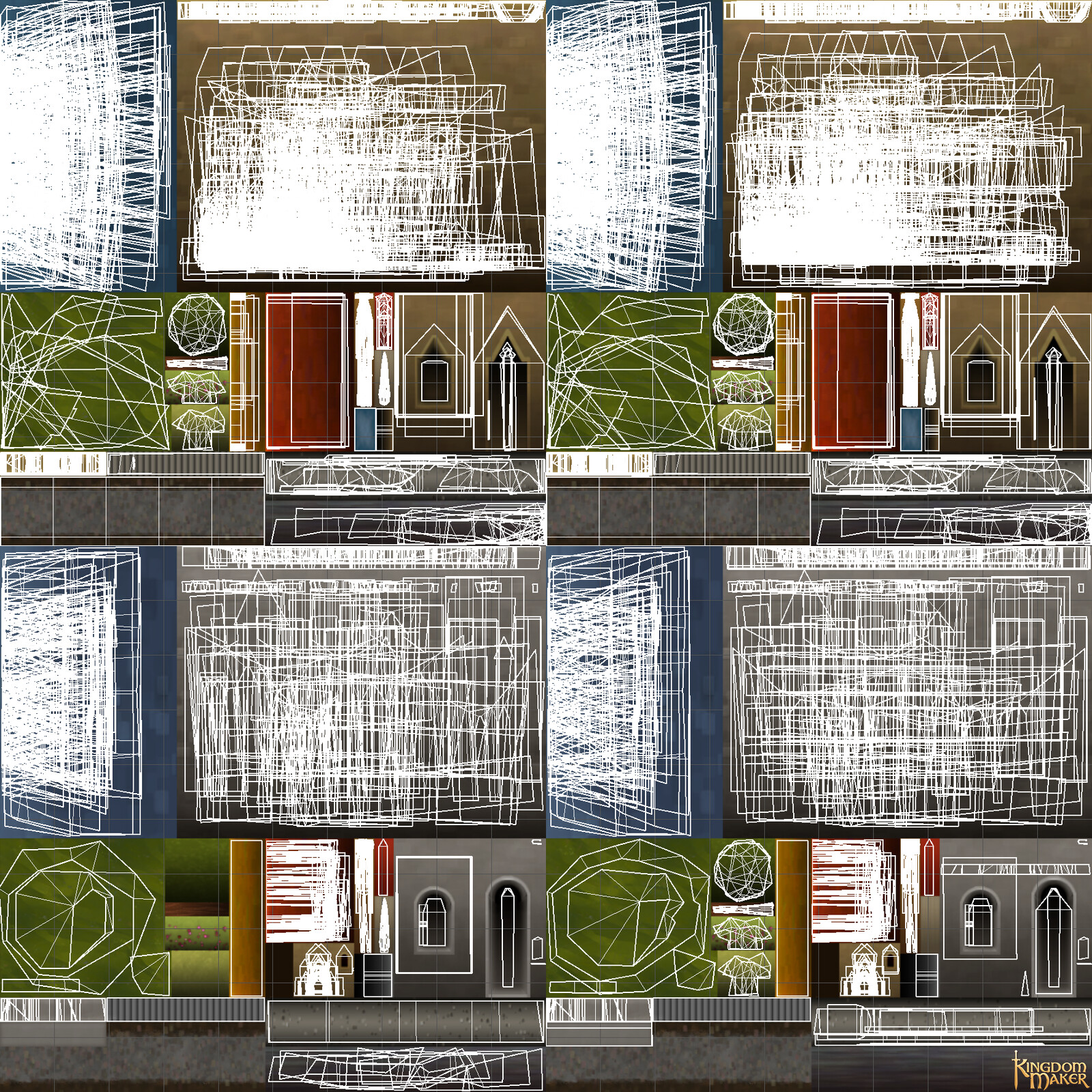 State Capitals - County (left) and City (right) - UVs
