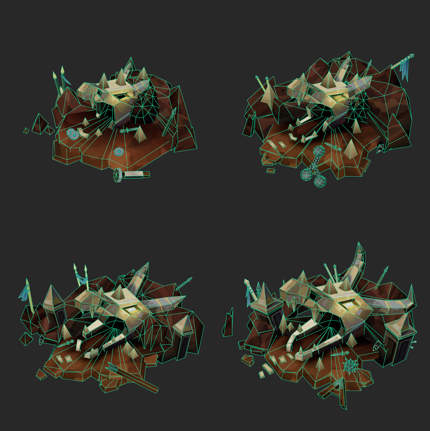 Dragon Dungeons - Wireframes